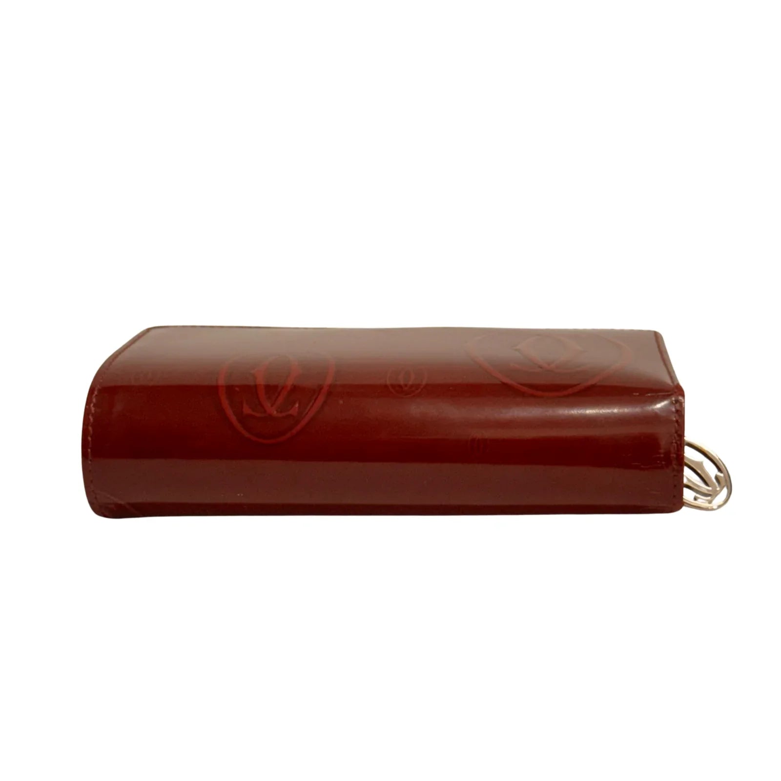 Cartier Long Leather Wallet Deep Red