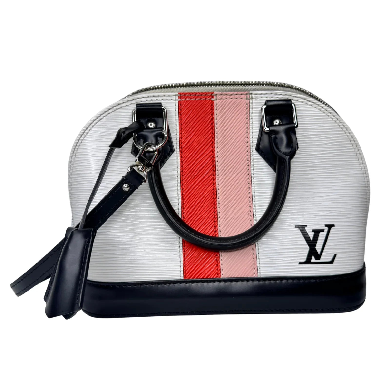 Louis Vuitton Epi Stripe Alma BB – Red and Pink CrossBody Bag