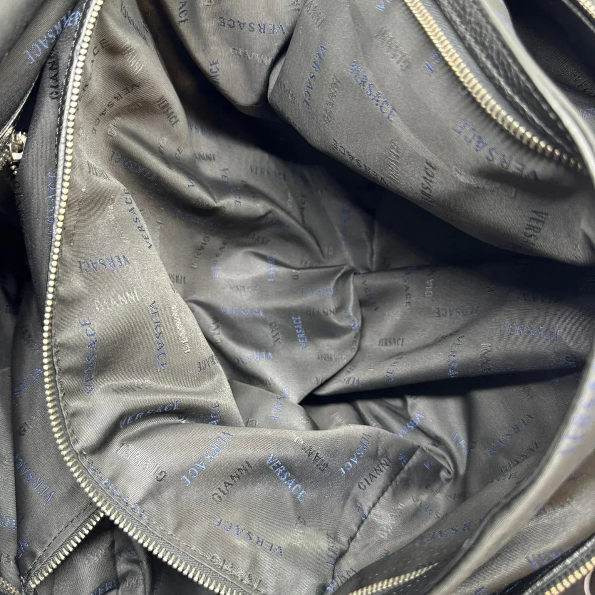 Versace Carry On Large Leather Black - Lost Designer