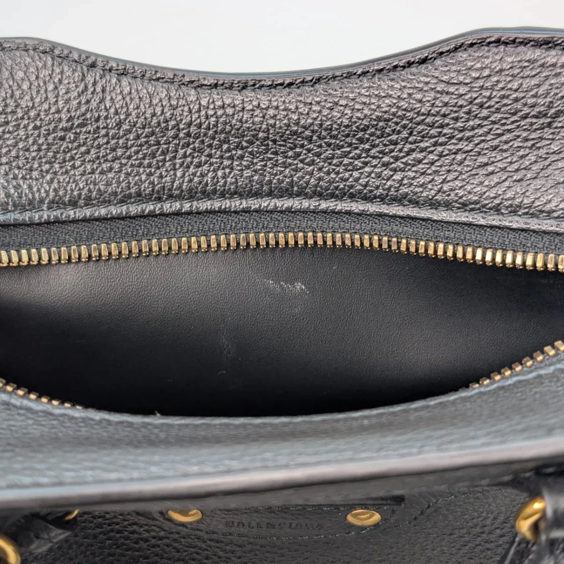 Balenciaga Neo Classic Gold Hardware Mini City Black - Lost Designer