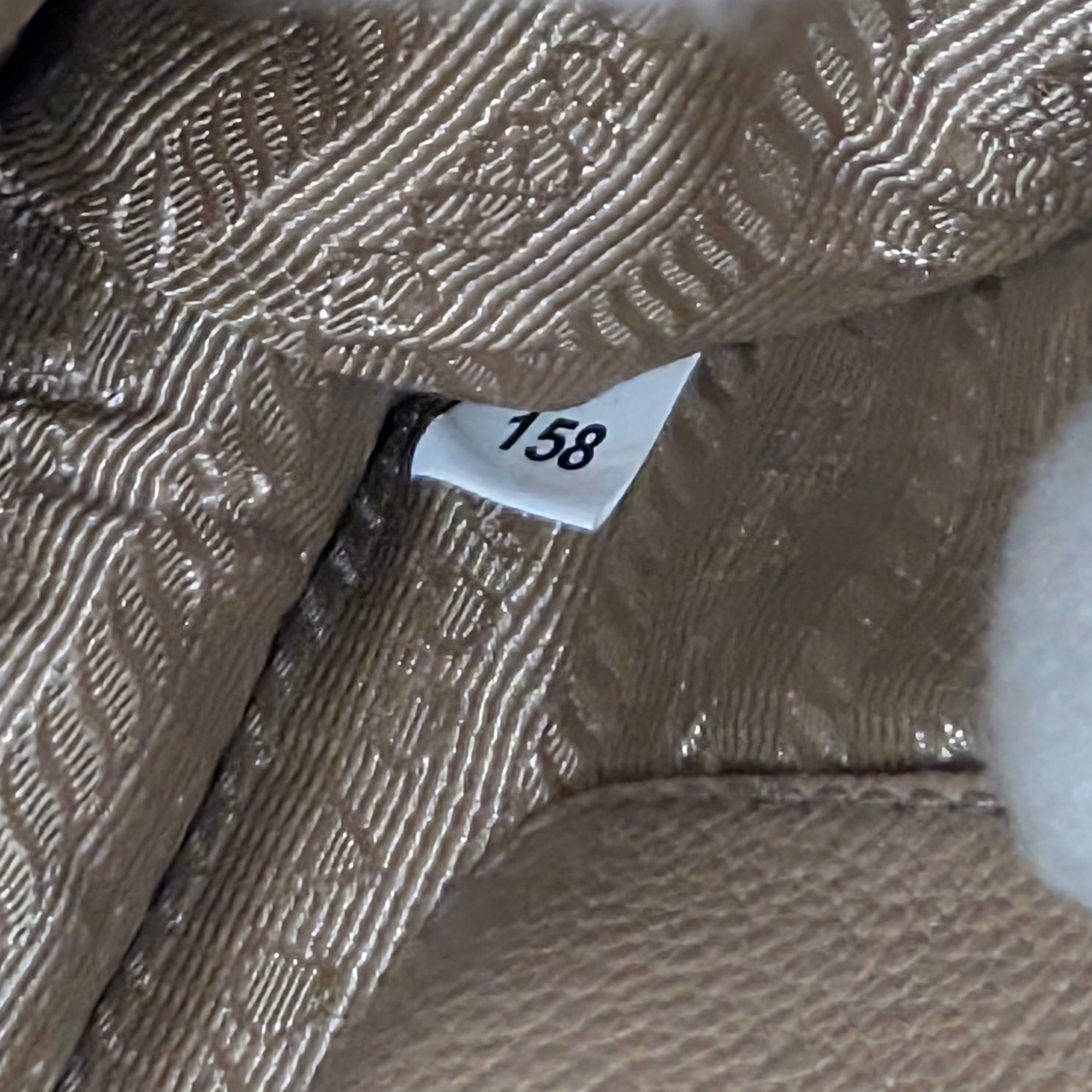 Prada Vitello Daino Leather Crossbody Bag Beige