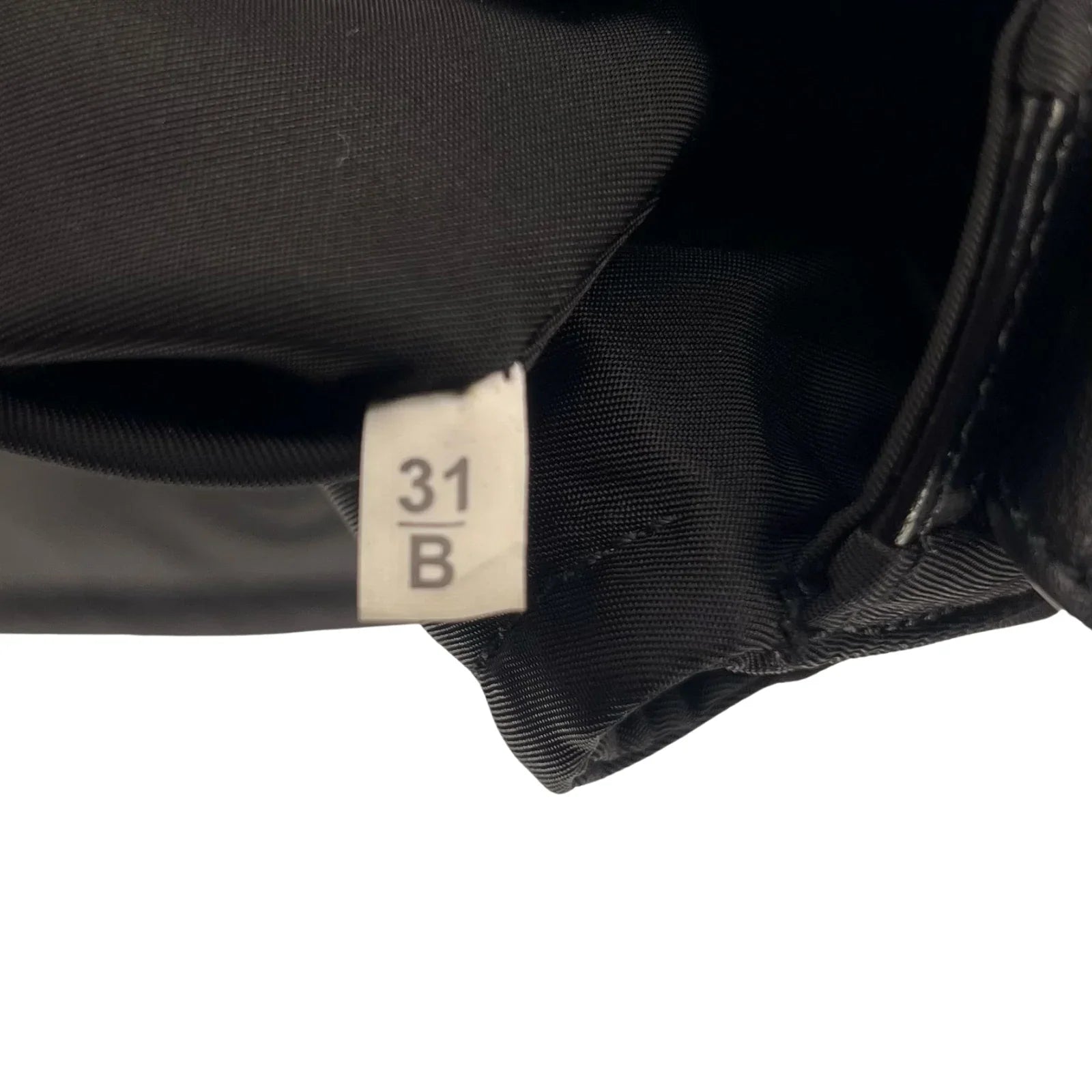 Prada Nylon Crossbody Bag with Flap Closure – Black
