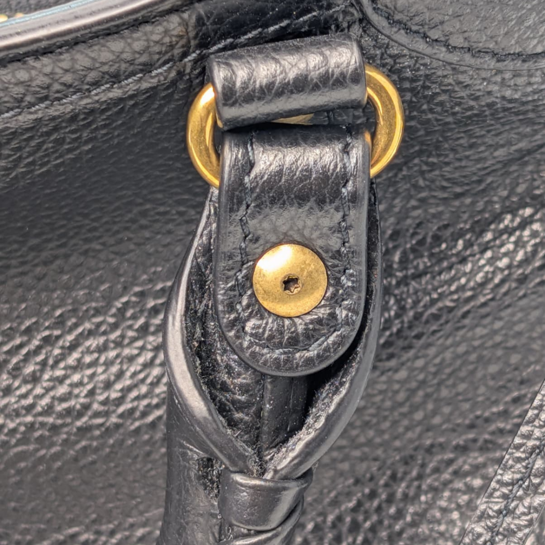 Balenciaga Neo Classic Gold Hardware Mini City Black