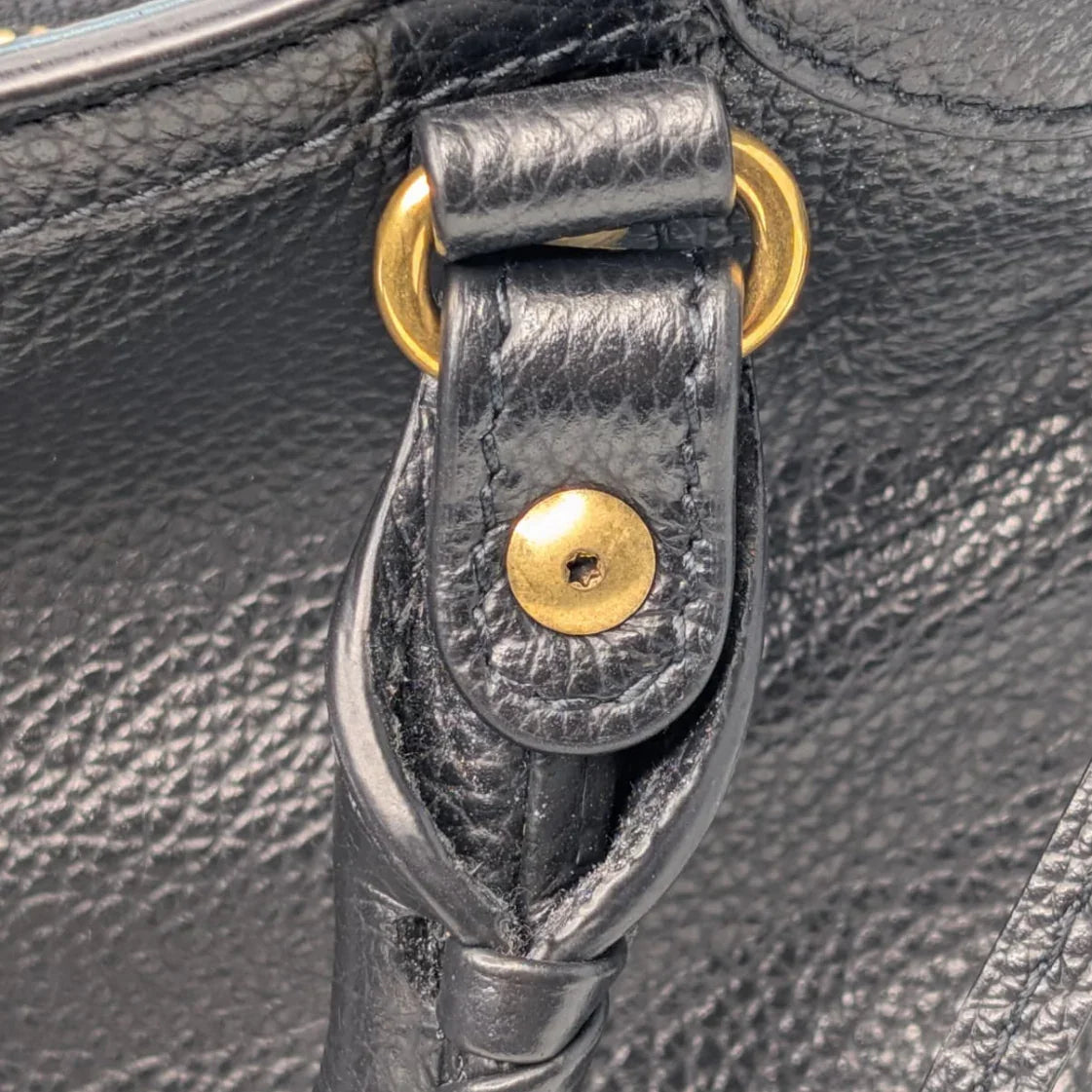 Balenciaga Neo Classic Gold Hardware Mini City Black - Lost Designer