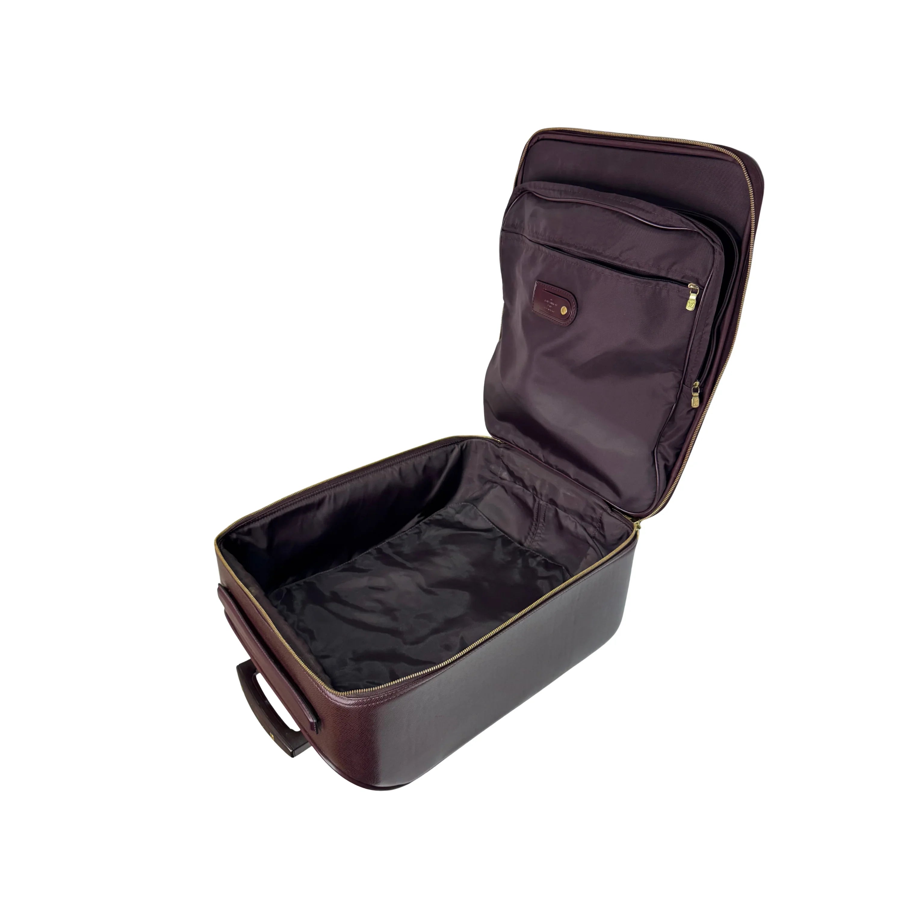 Louis Vuitton Pegase 45 Luggage Bag Leather Burgundy - Lost Designer