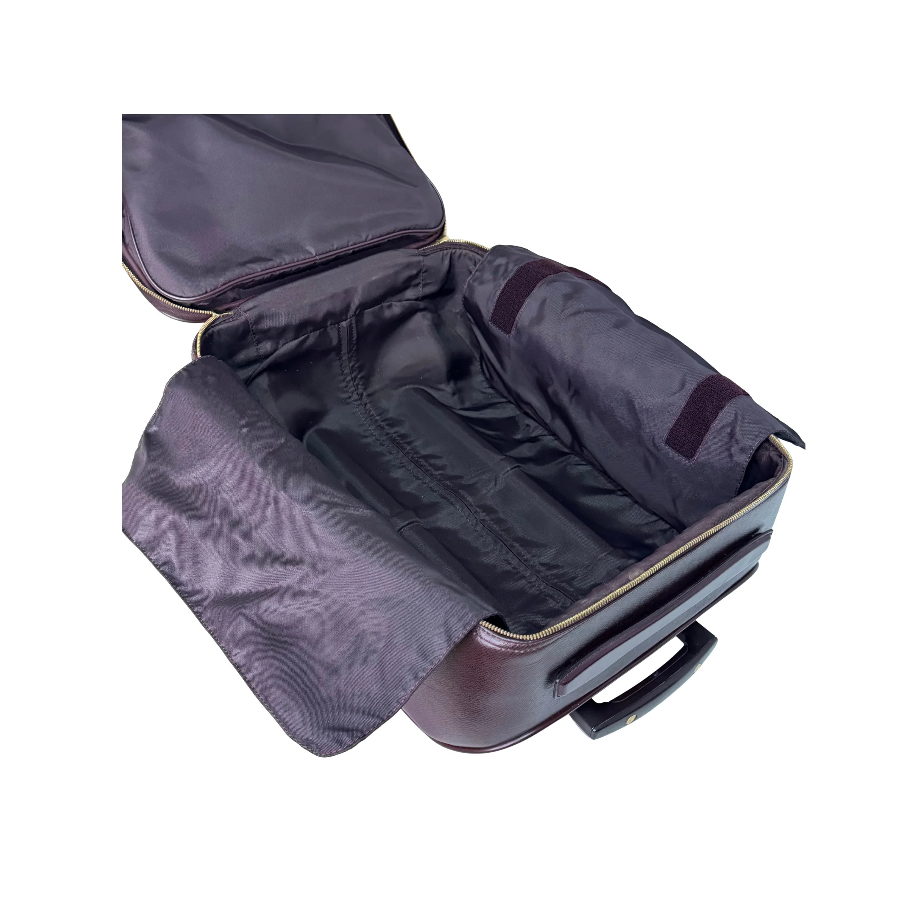 Louis Vuitton Pegase 45 Luggage Bag Leather Burgundy - Lost Designer