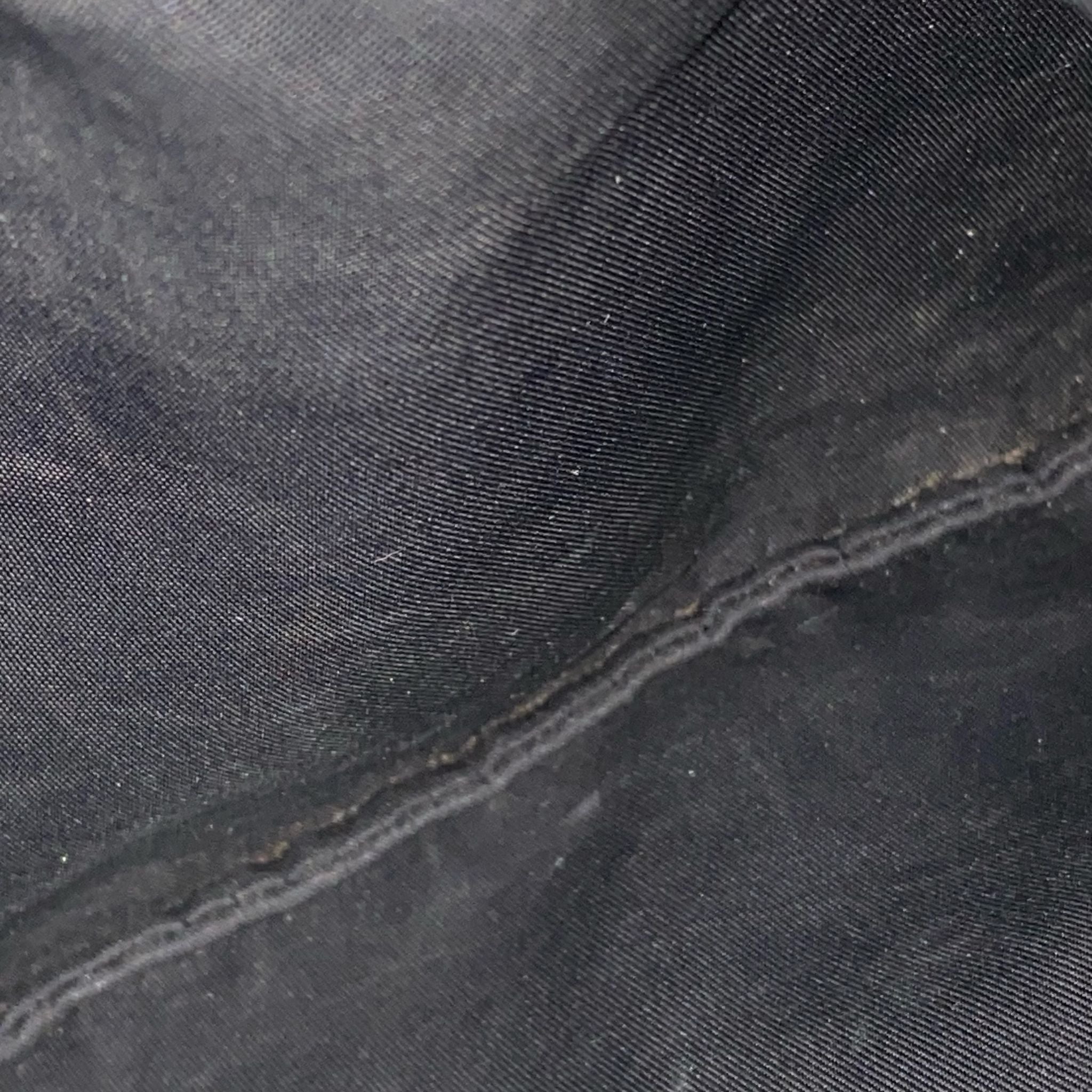 Prada Black Nylon Crossbody Messenger Black Bag
