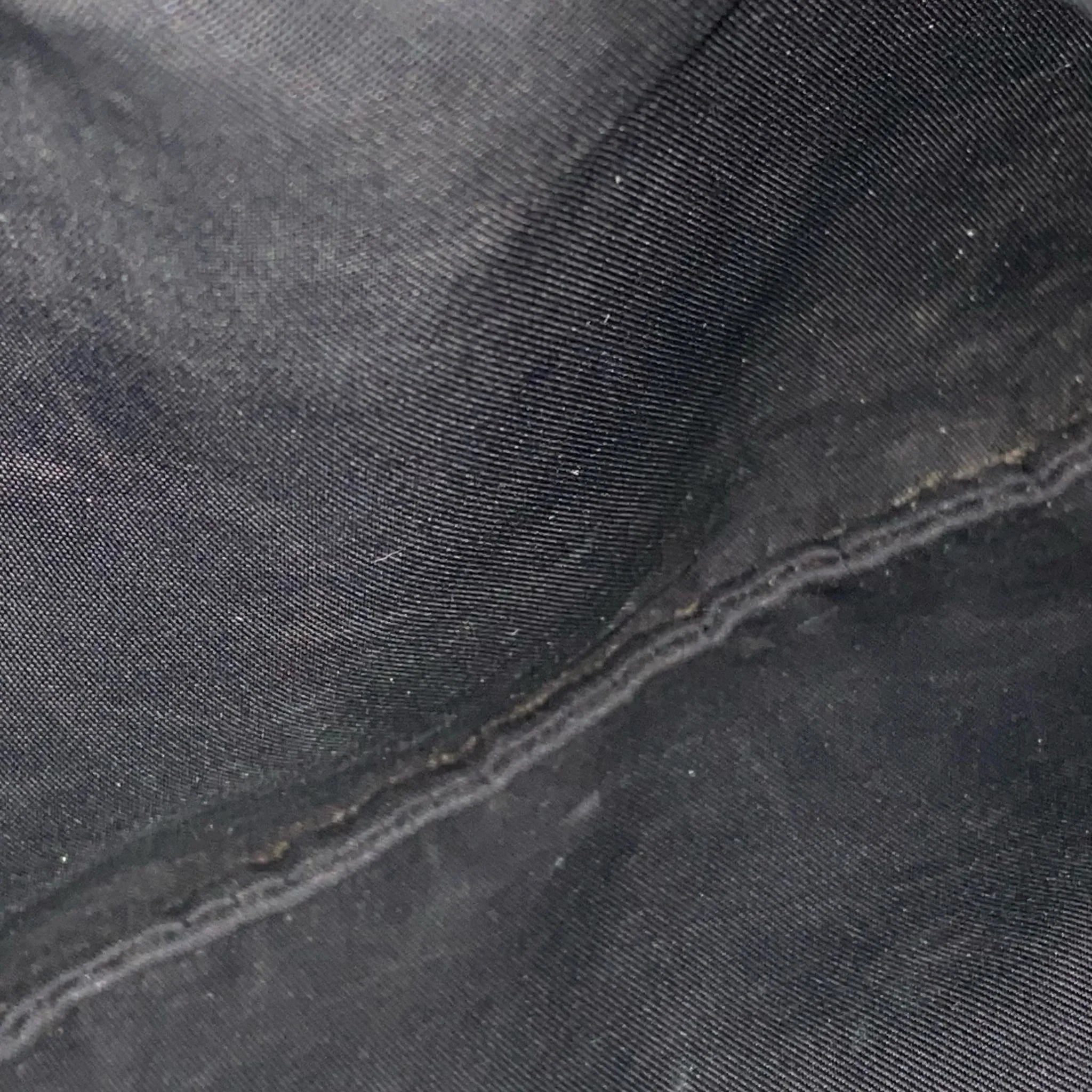 Prada Black Nylon Crossbody Messenger Black Bag