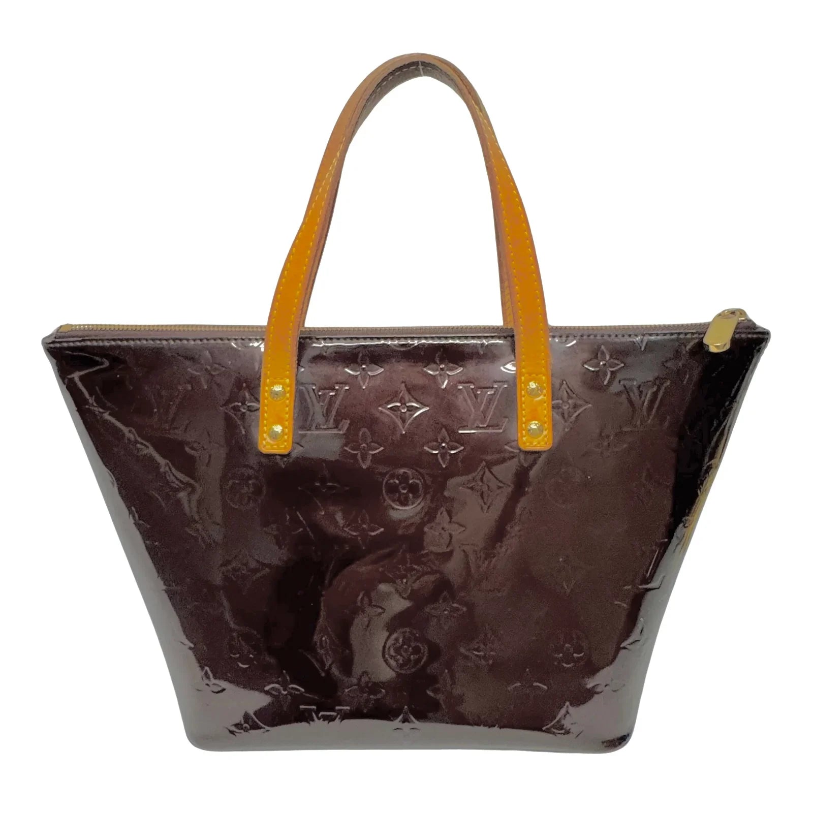 Louis Vuitton Vernis Bellevue PM in Dark Brown Patent Leather Bag