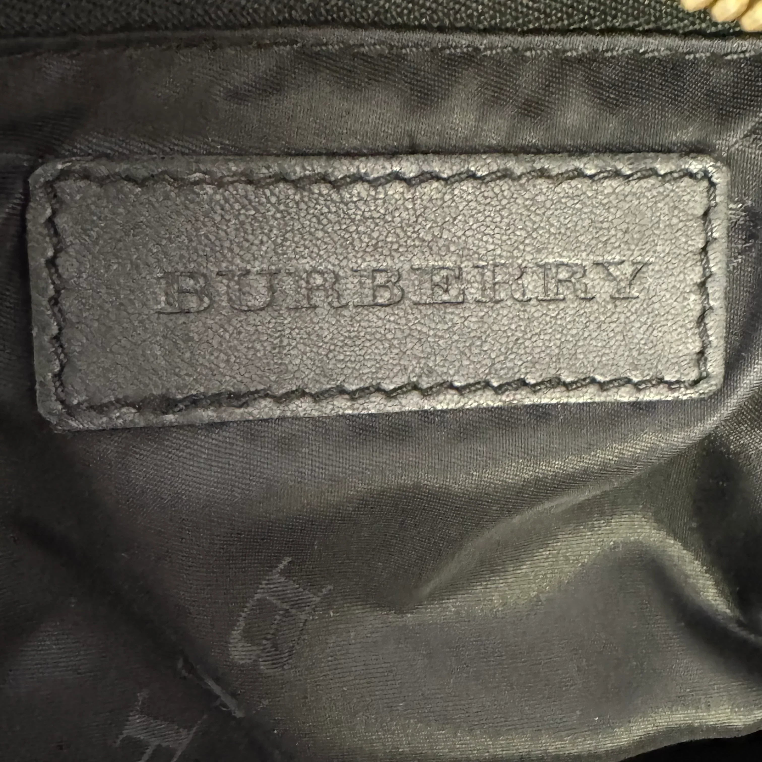 Burberry Black Studded Plissé Lambskin Leather Tote Bag - Lost Designer