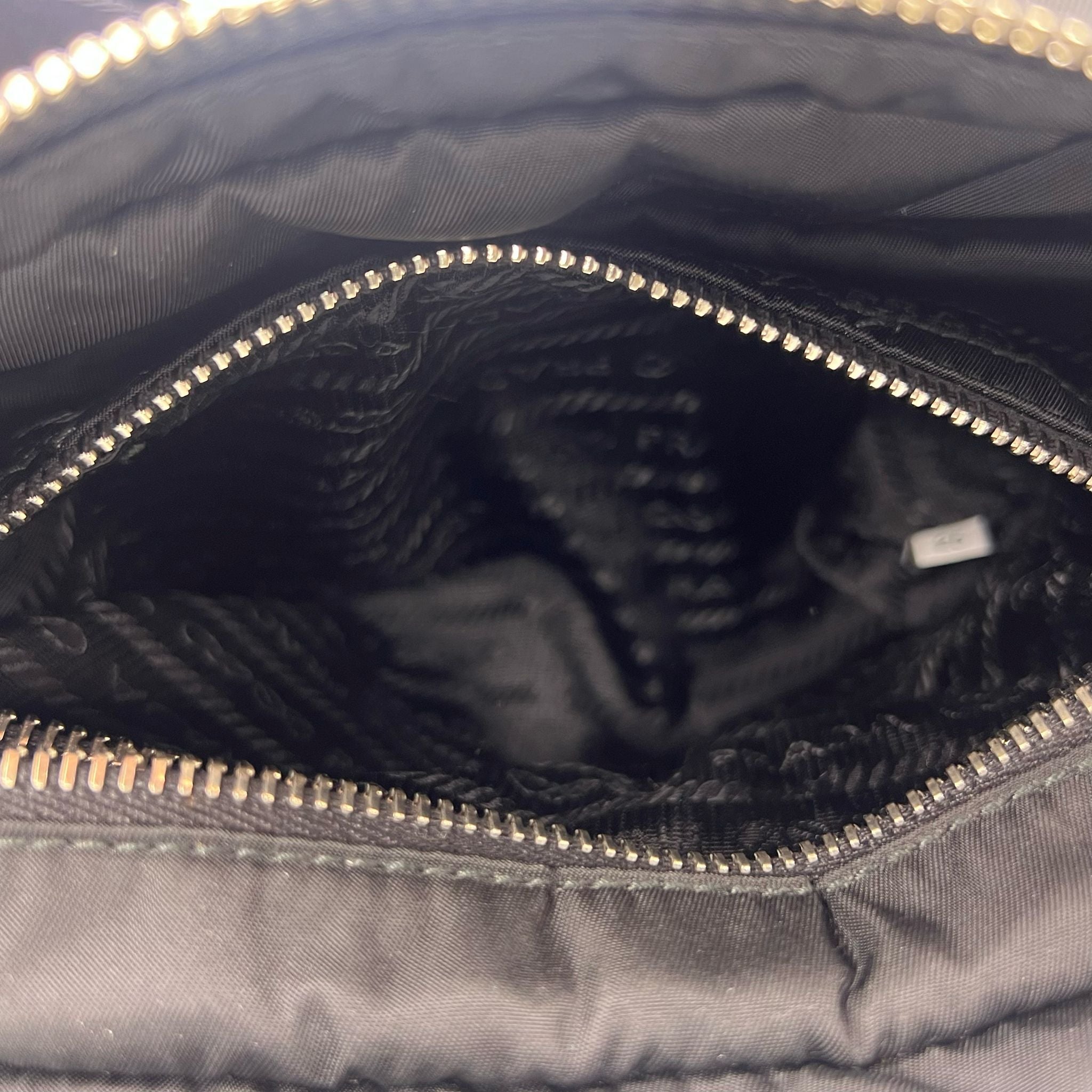 Prada Quilted Re-Nylon Crossbody Bag with Detachable Pouch – Black
