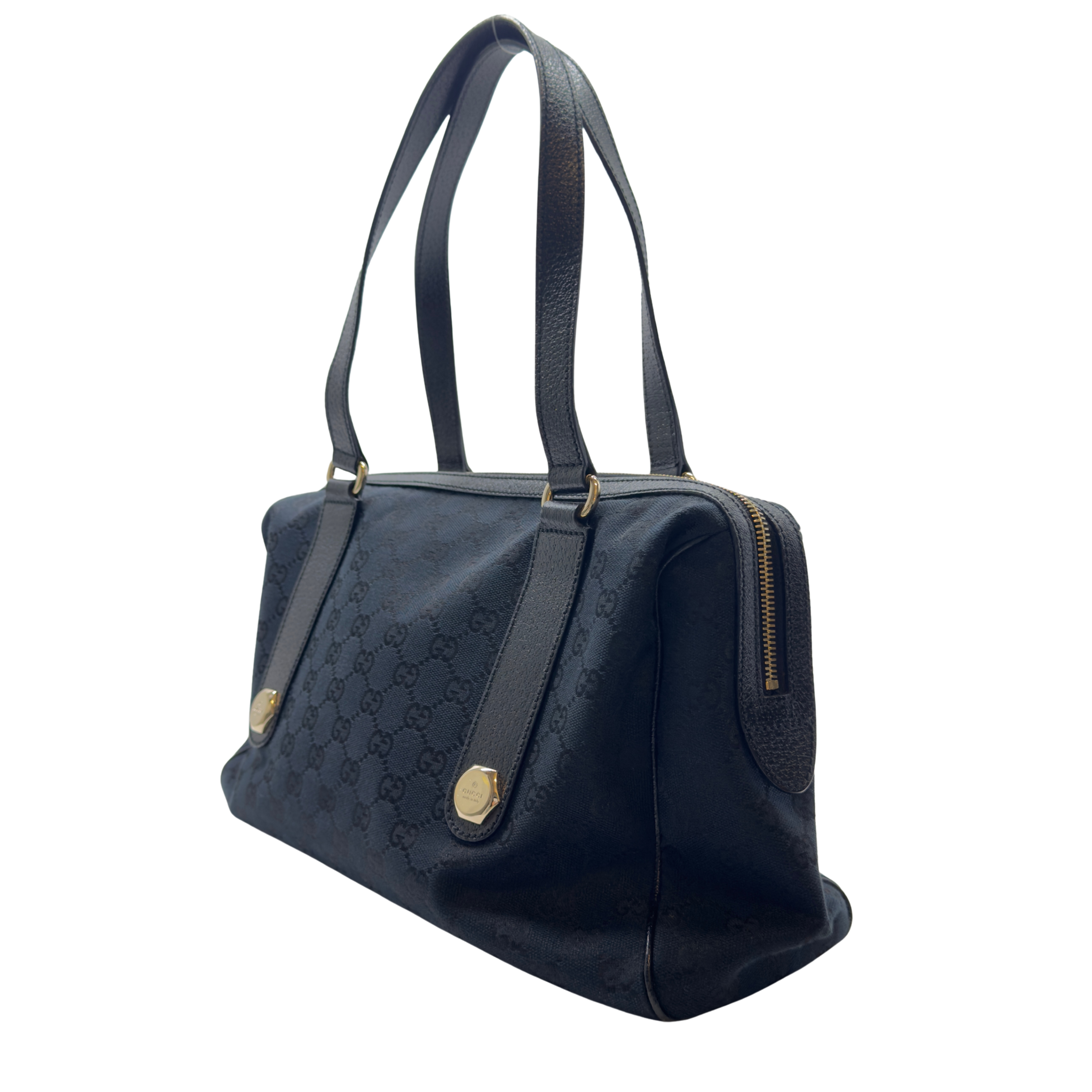 Gucci Boston Bag GG Supreme Black