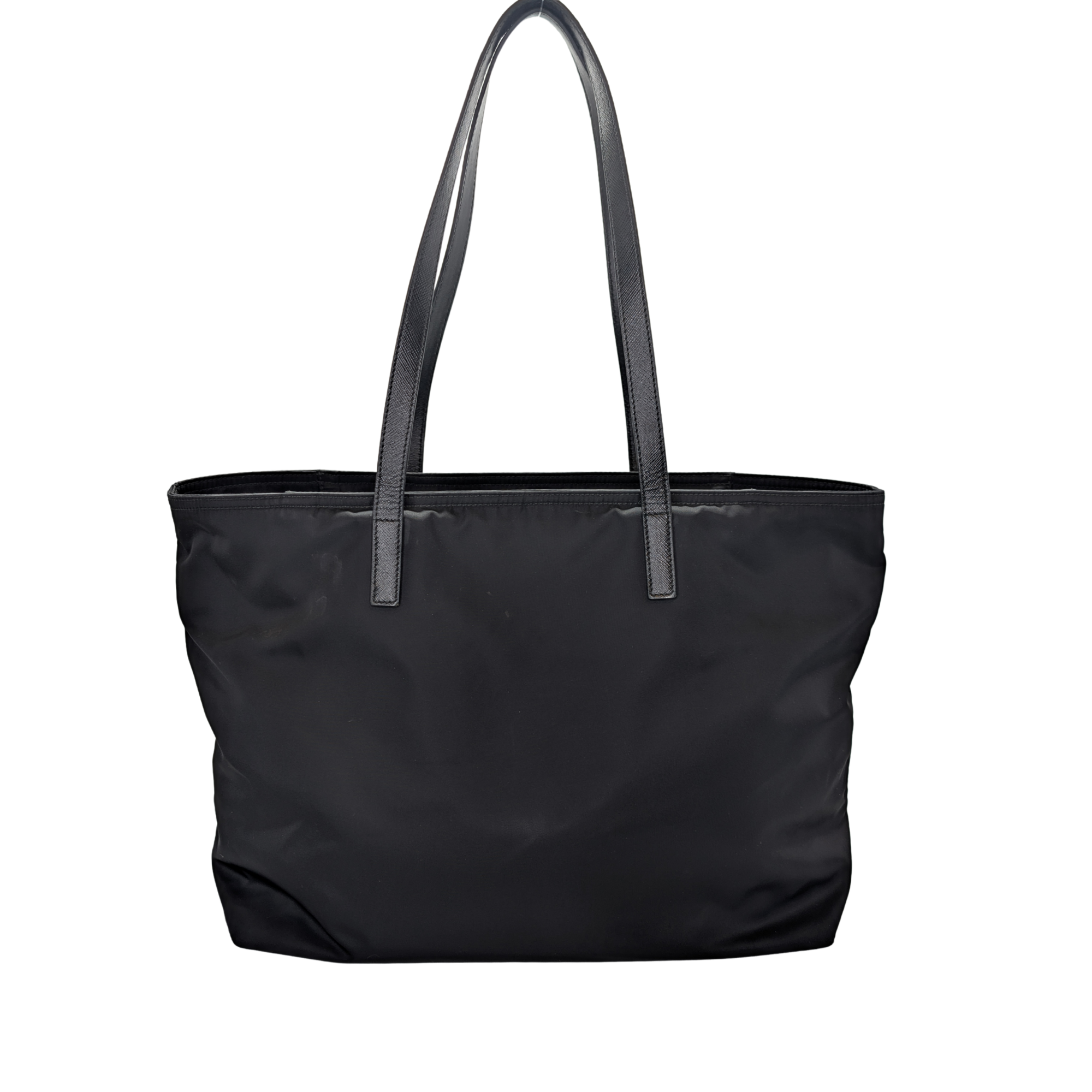 Prada Tessuto Re-Nylon Shopping Tote Black - Lost Designer