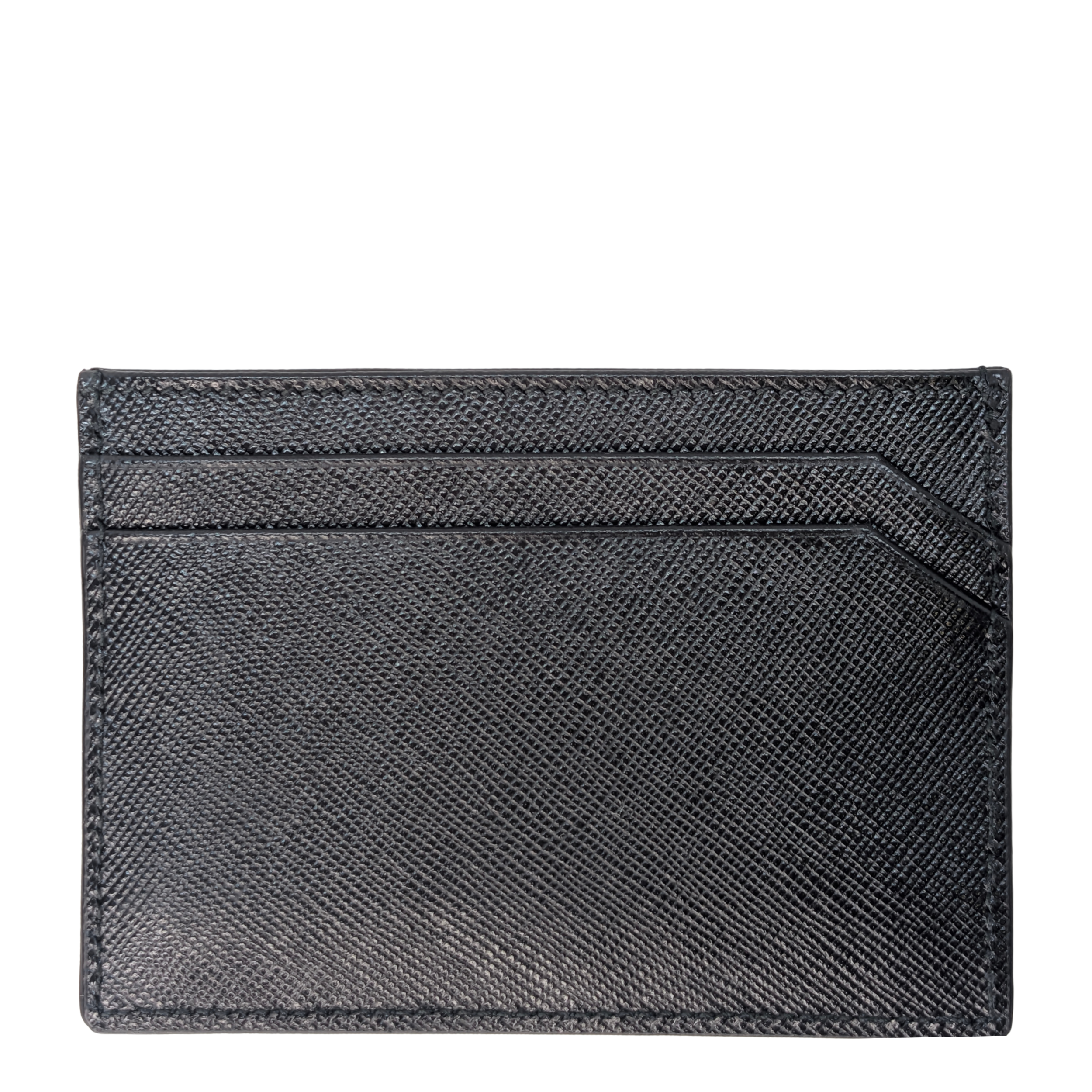 Prada Saffiano Leather Card Holder Wallet
