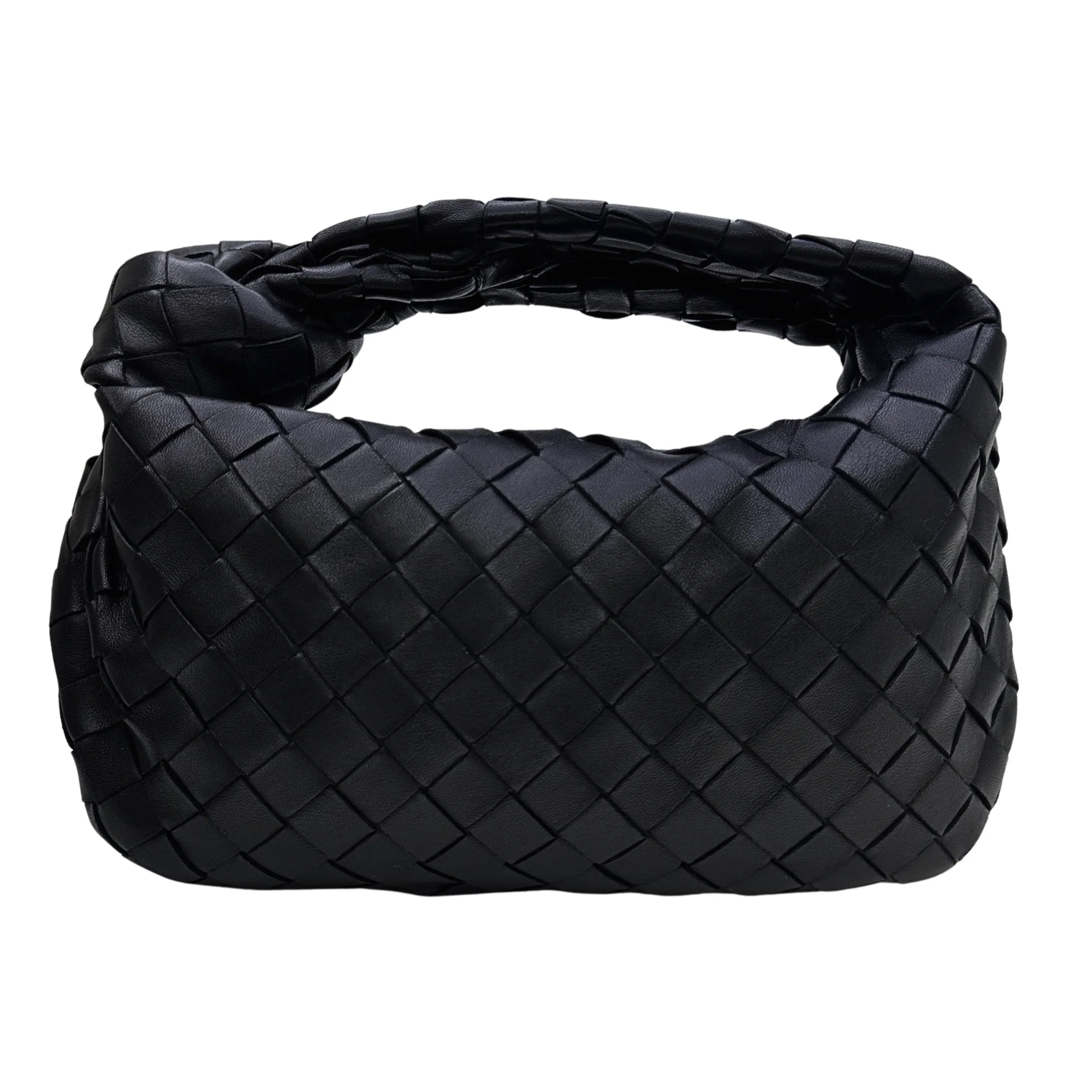 Bottega Veneta Jodie Hand Bag Mini Black - Lost Designer