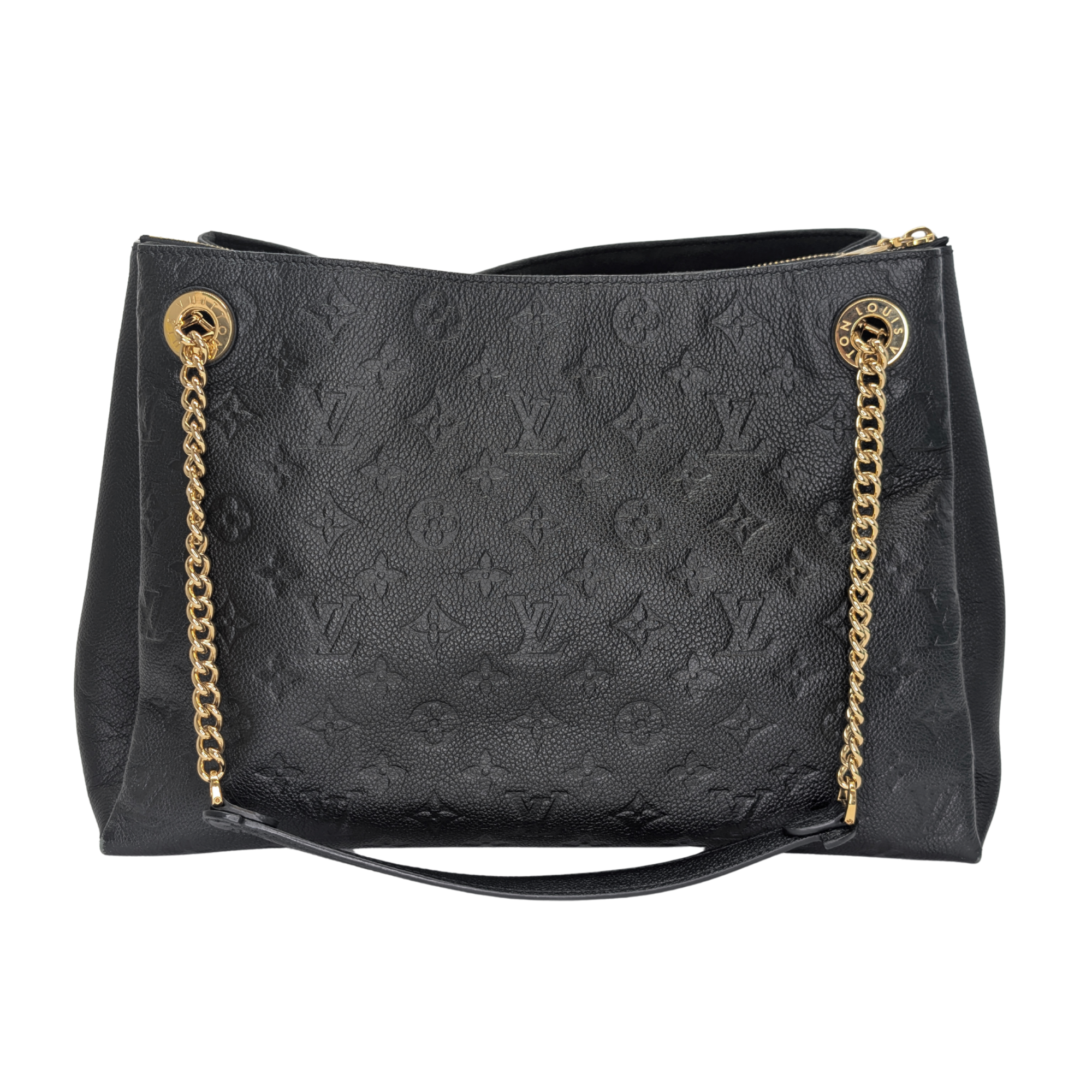 Louis Vuitton Suréne MM Chain Tote Handbag Black