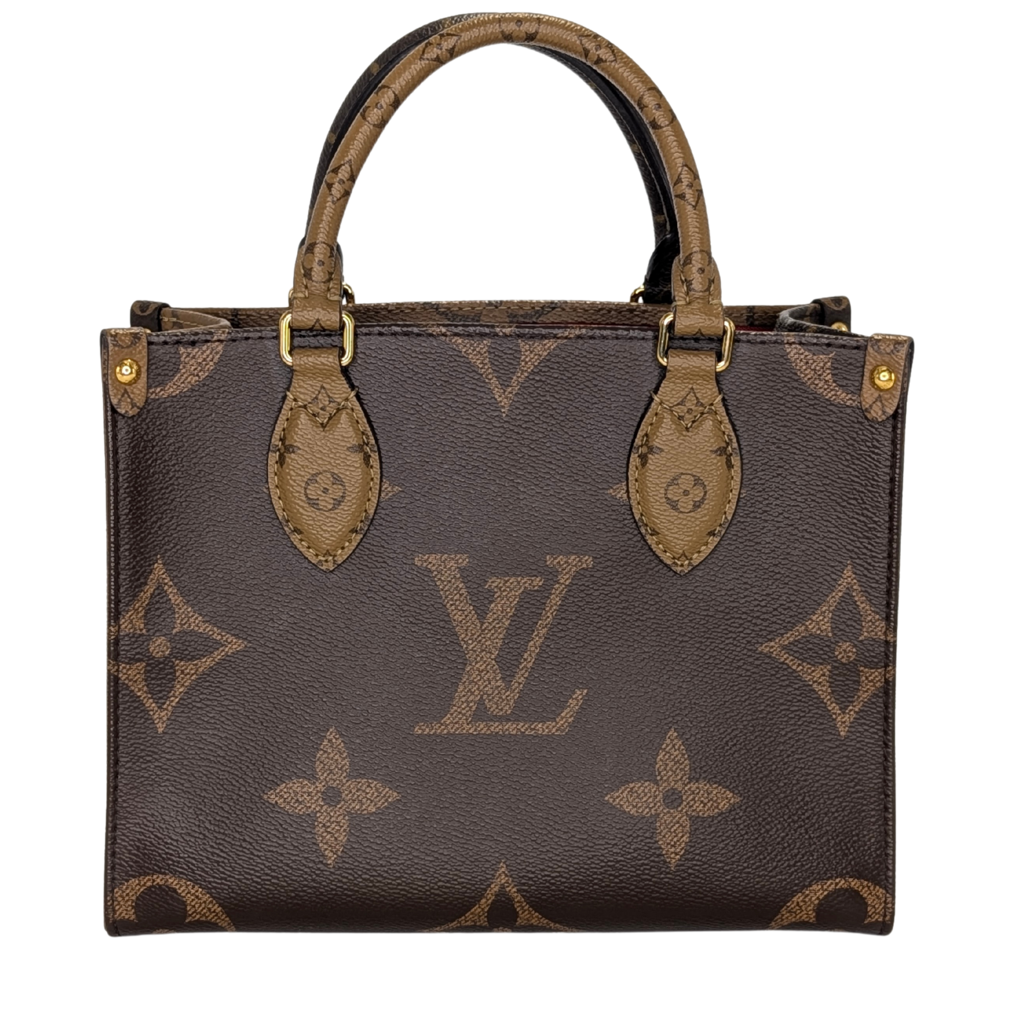 Louis Vuitton OnTheGo PM Monogram Handbag Brown