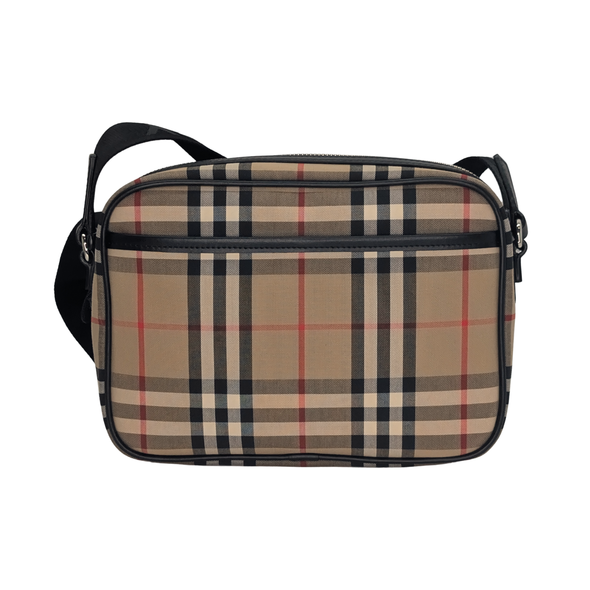 Burberry Vintage Check Crossbody Bag Beige
