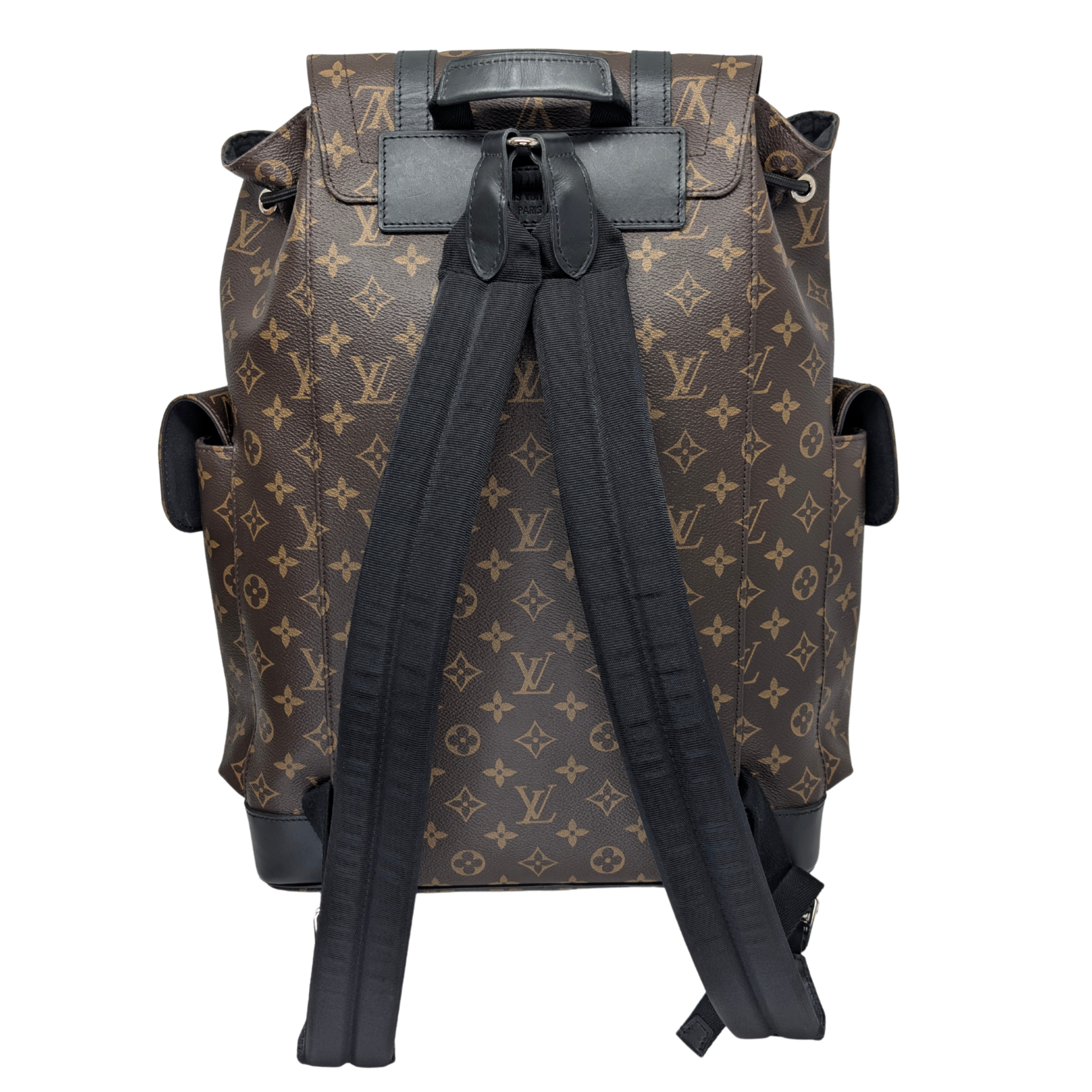 Louis Vuitton Christopher MM Backpack in Monogram Macassar Canvas