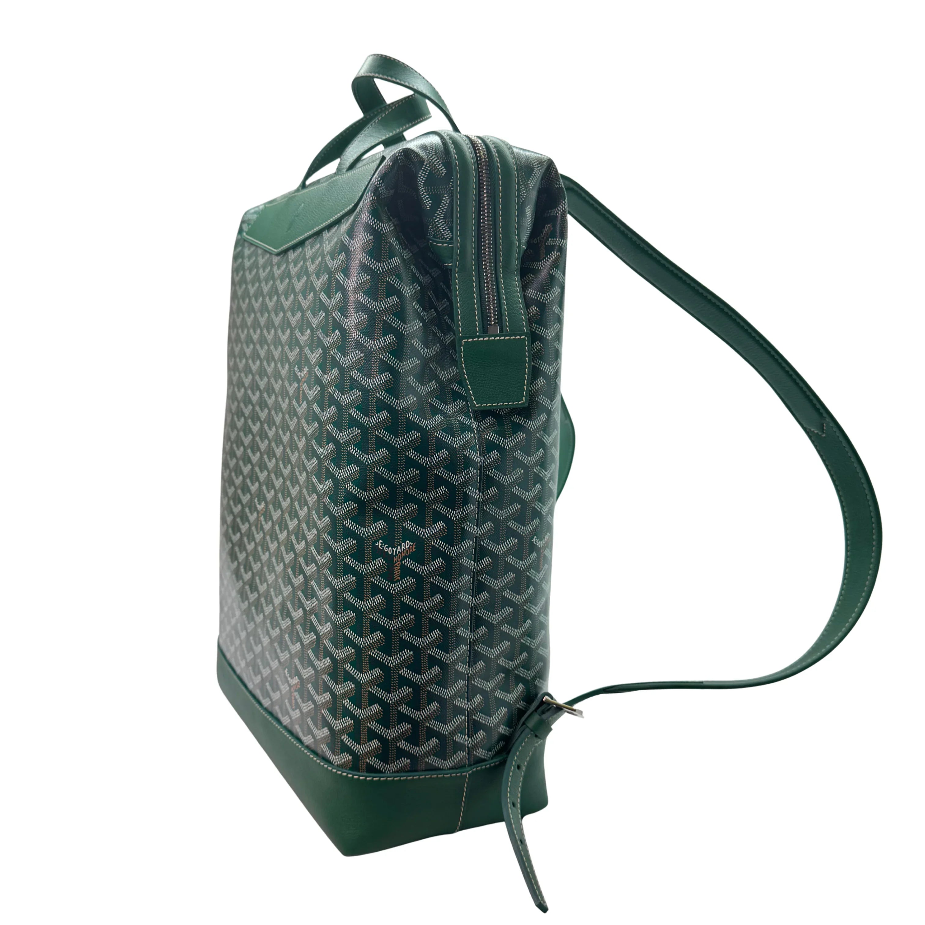 Goyard Cisalpin Backpack Bag Coated Canvas Green - Lost Designer