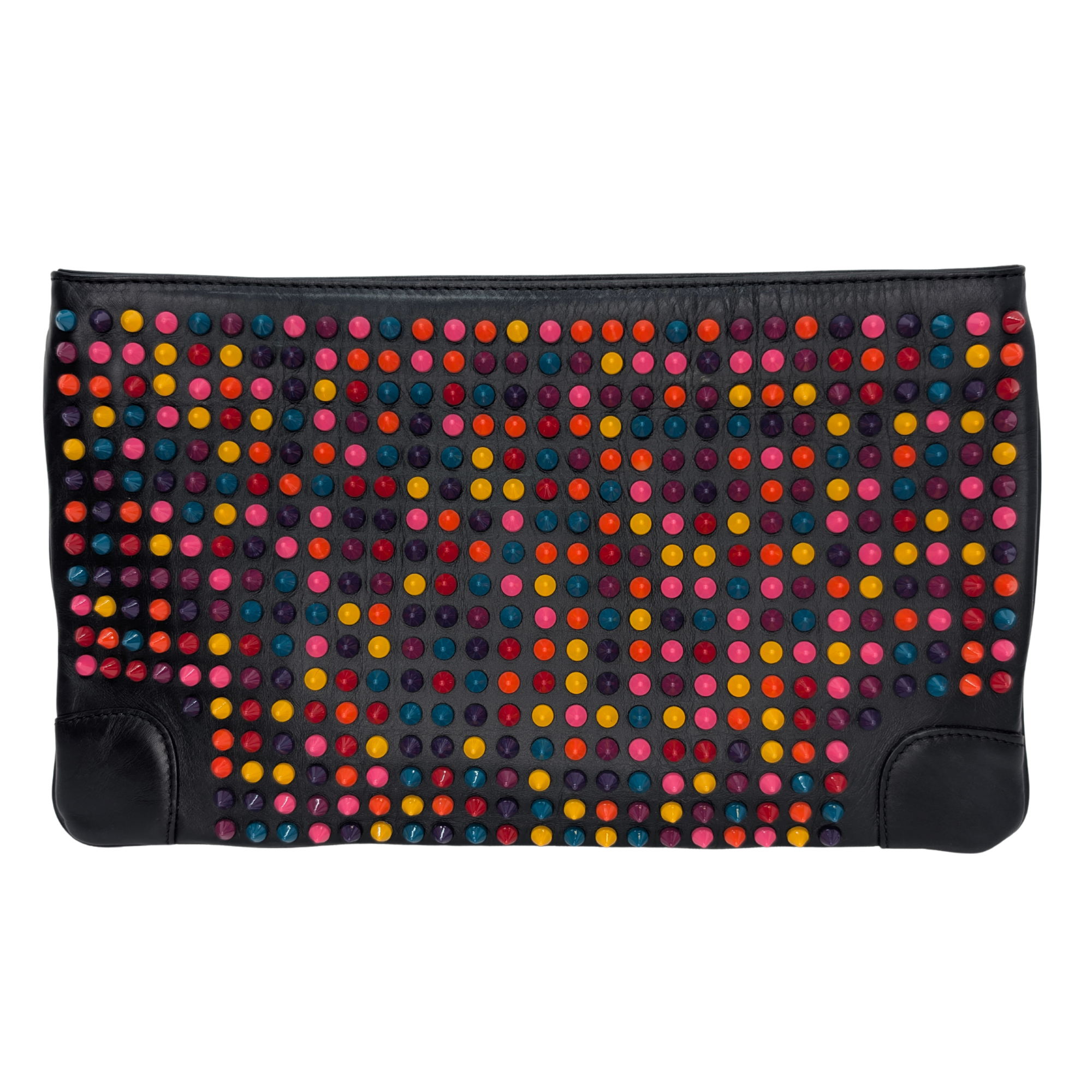 Christian Louboutin Loubiposh Spiked Crossbody/Clutch Bag
