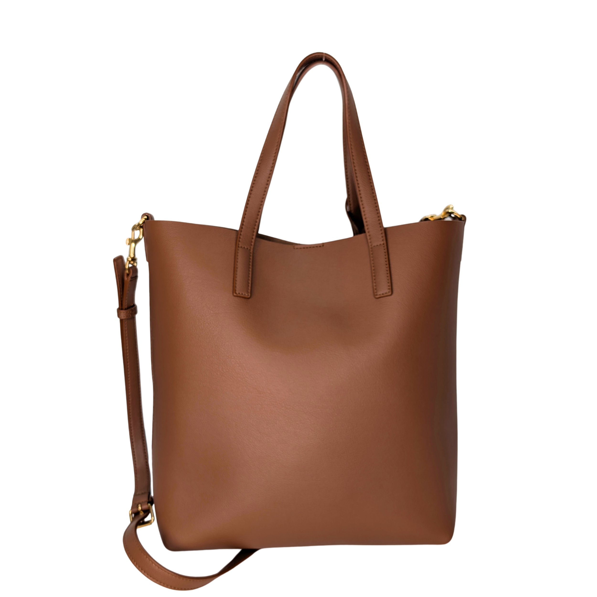 Yves Saint Laurent Toy Shopping Tote Brown