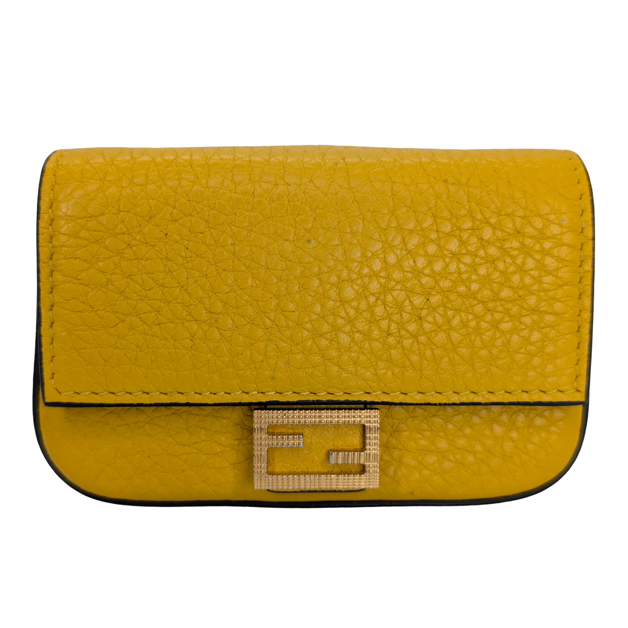 Fendi Nano Baguette Bag Charm Yellow