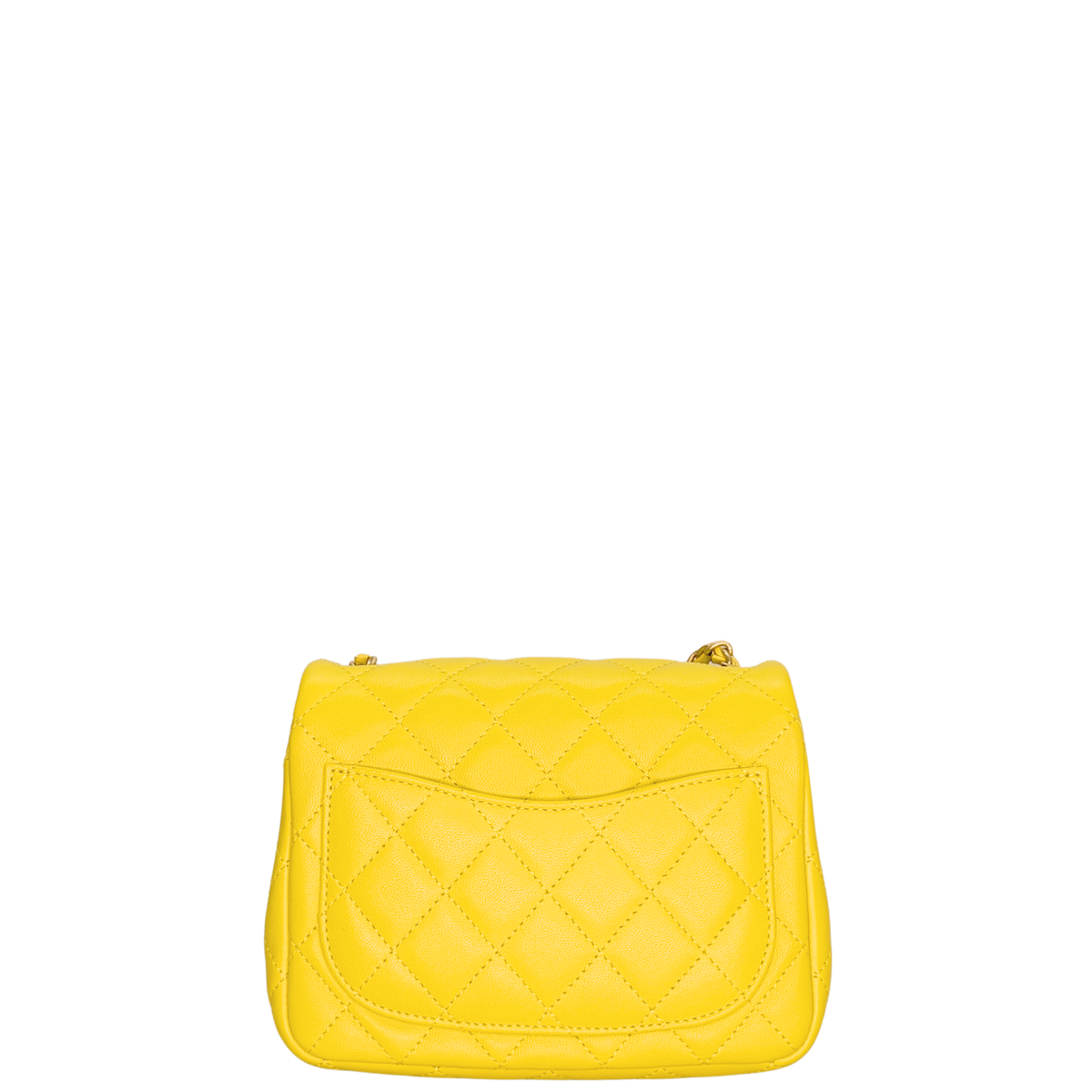 Chanel Pearl Crush Mini Flap Bag Yellow
