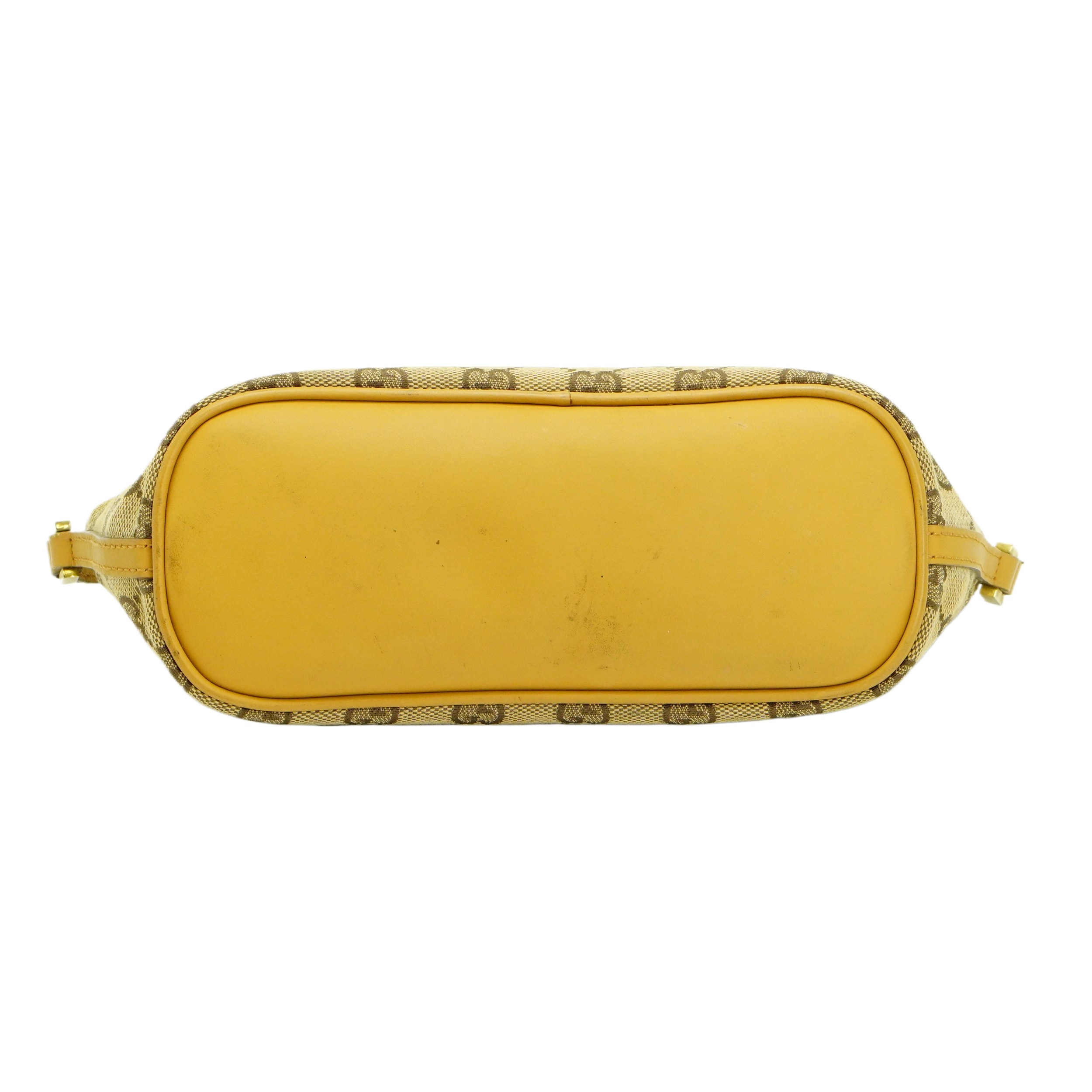 Gucci Beige GG Monogram Boat Pochette Bag