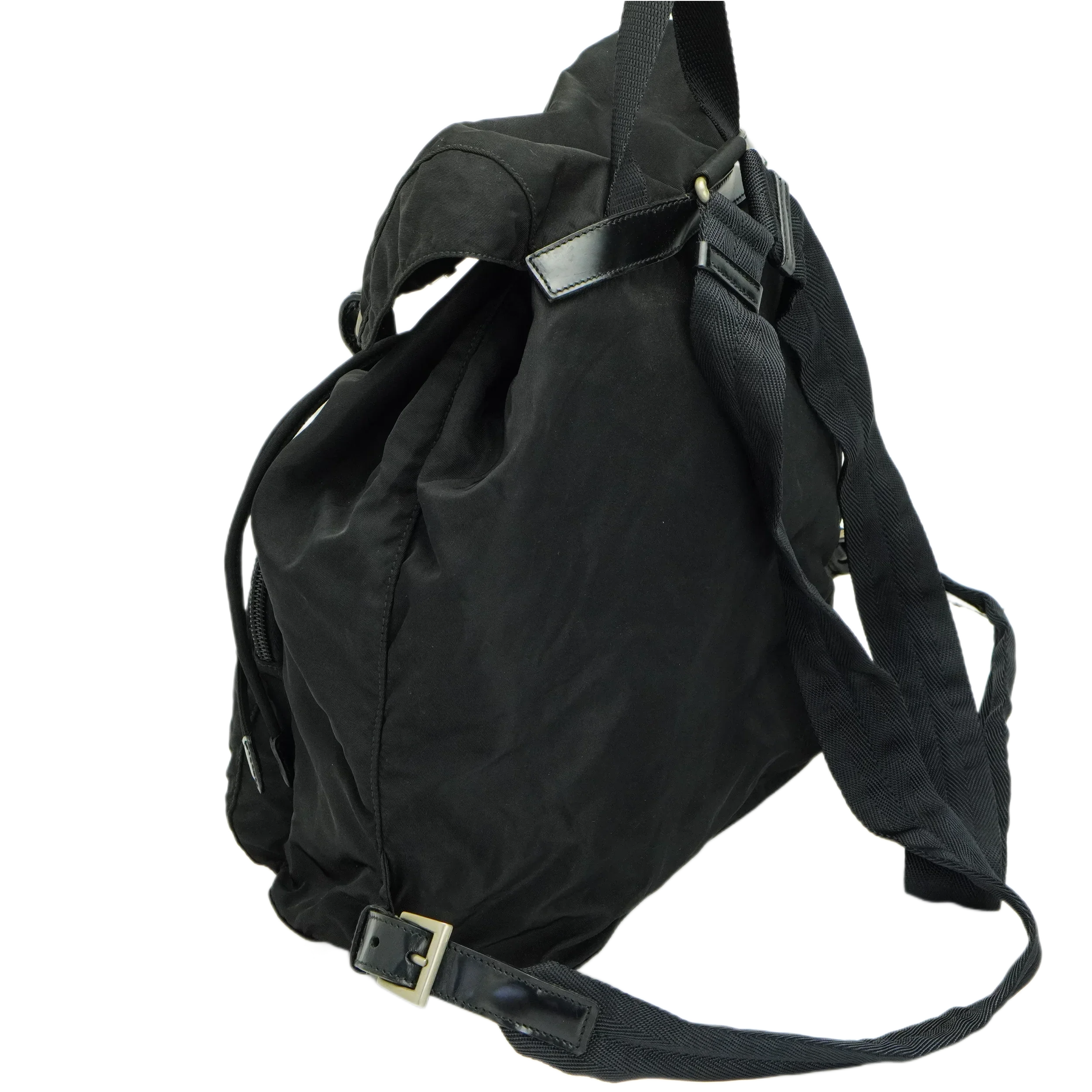Prada Nylon Black Backpack Rucksack - Lost Designer