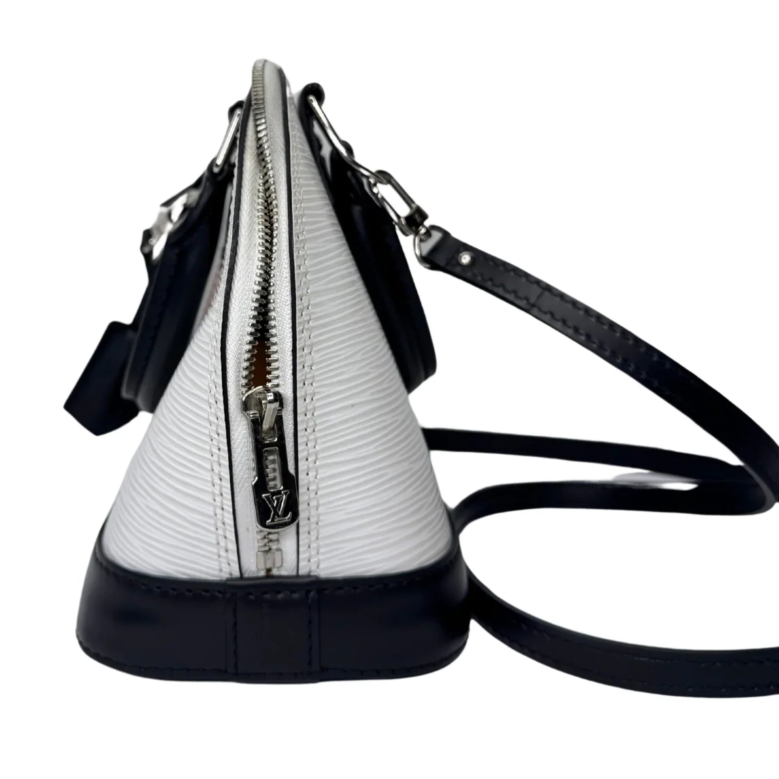 Louis Vuitton Epi Stripe Alma BB – Red and Pink CrossBody Bag - Lost Designer