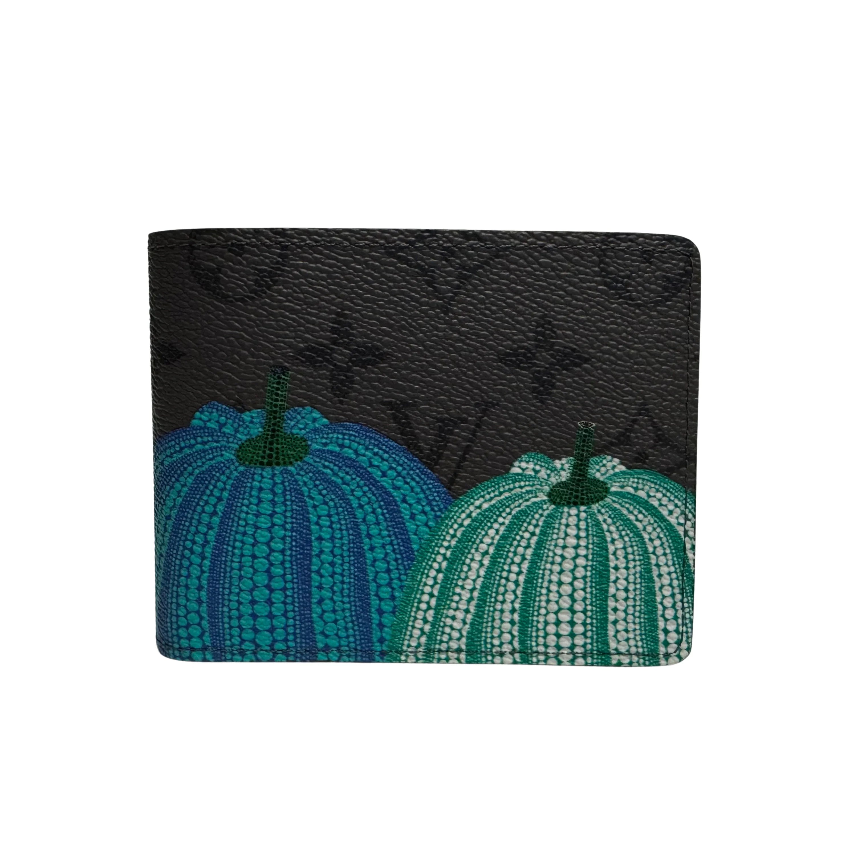 Louis Vuitton X Yayoi Kusama limited edition Eclipse Reverse Pumpkin Slender Wallet