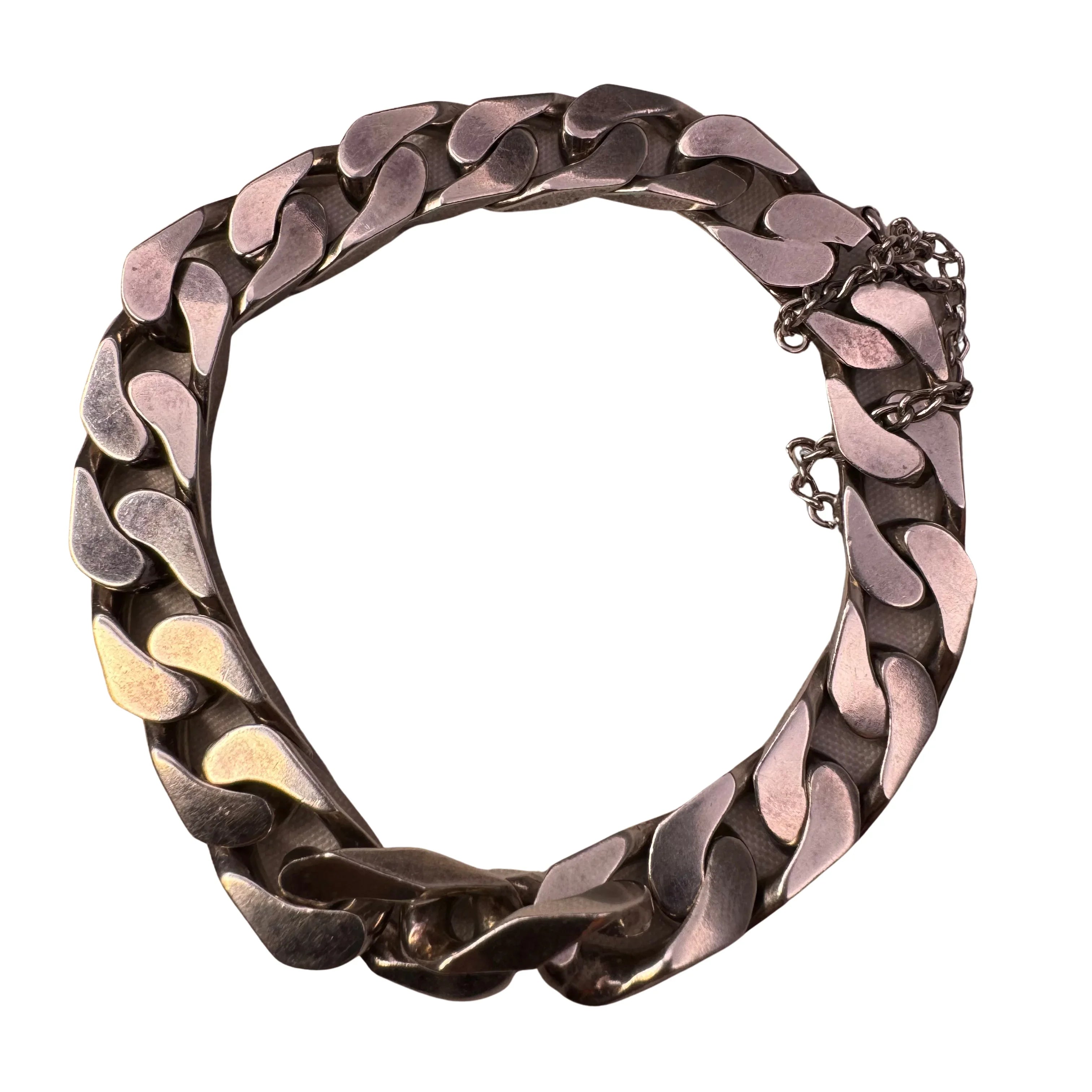 Cuban Chain Silver Men's Bracelet - Lost Designer