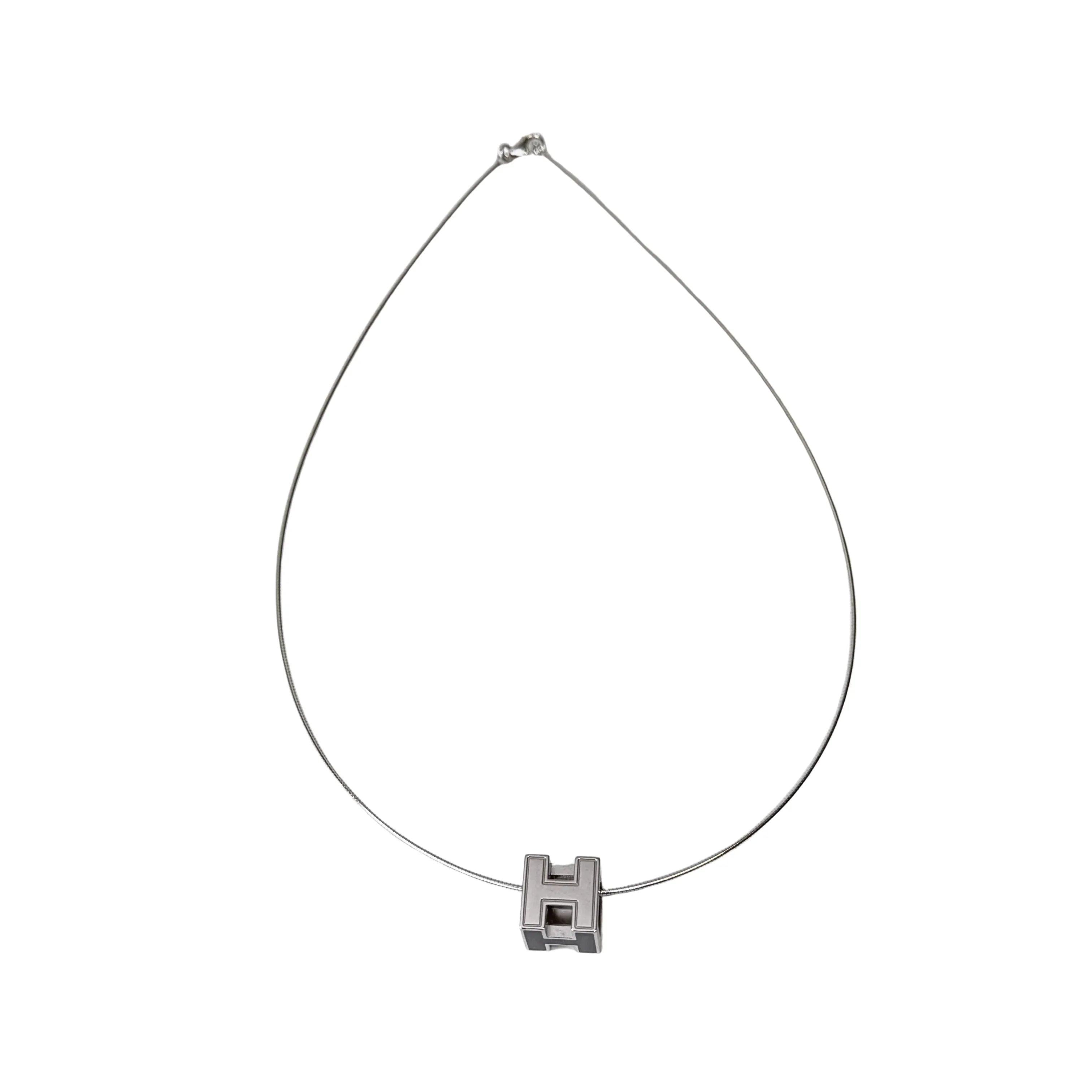 Hermés H Cube Necklace - Lost Designer