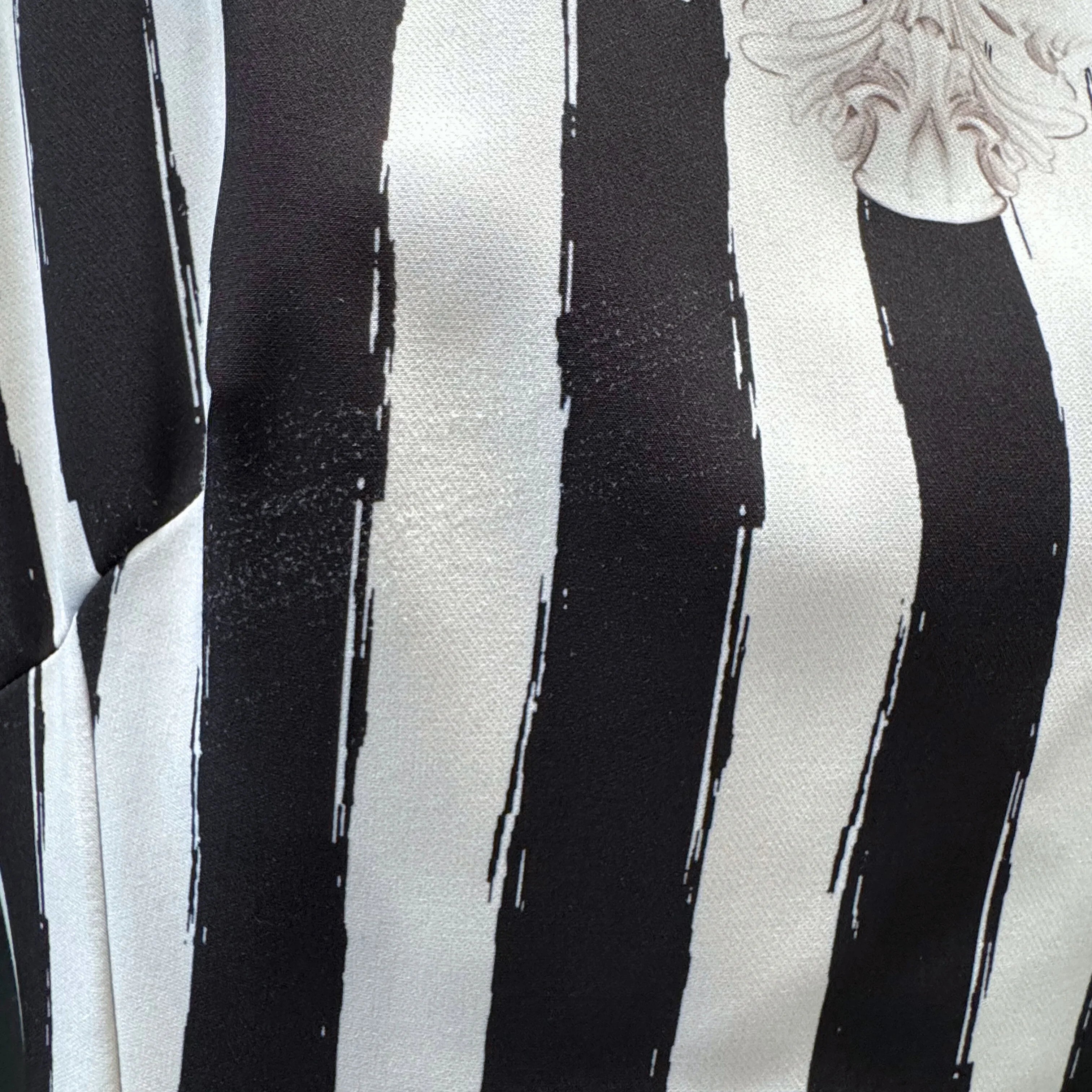 Versace Humbug Stripe Printed Shift Dress 48