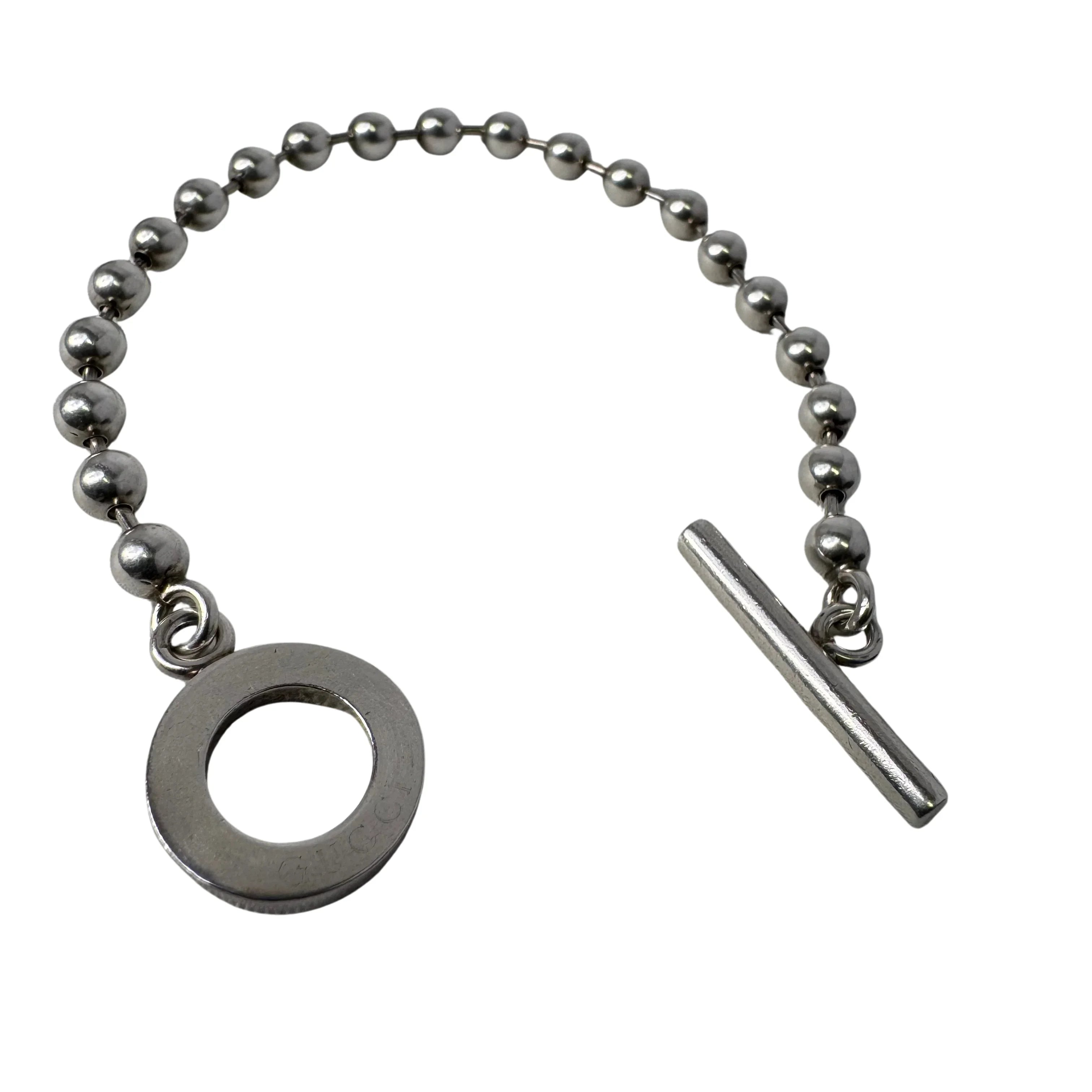 Gucci Ball Silver Bracelet - Lost Designer