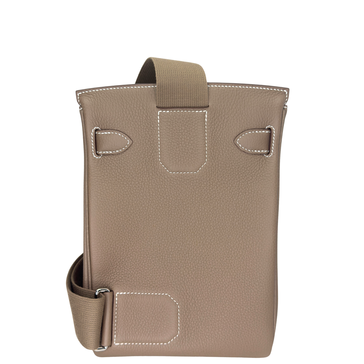 Hermes Hac a Dos PM Backpack Togo Etoupe SHW Stamp K