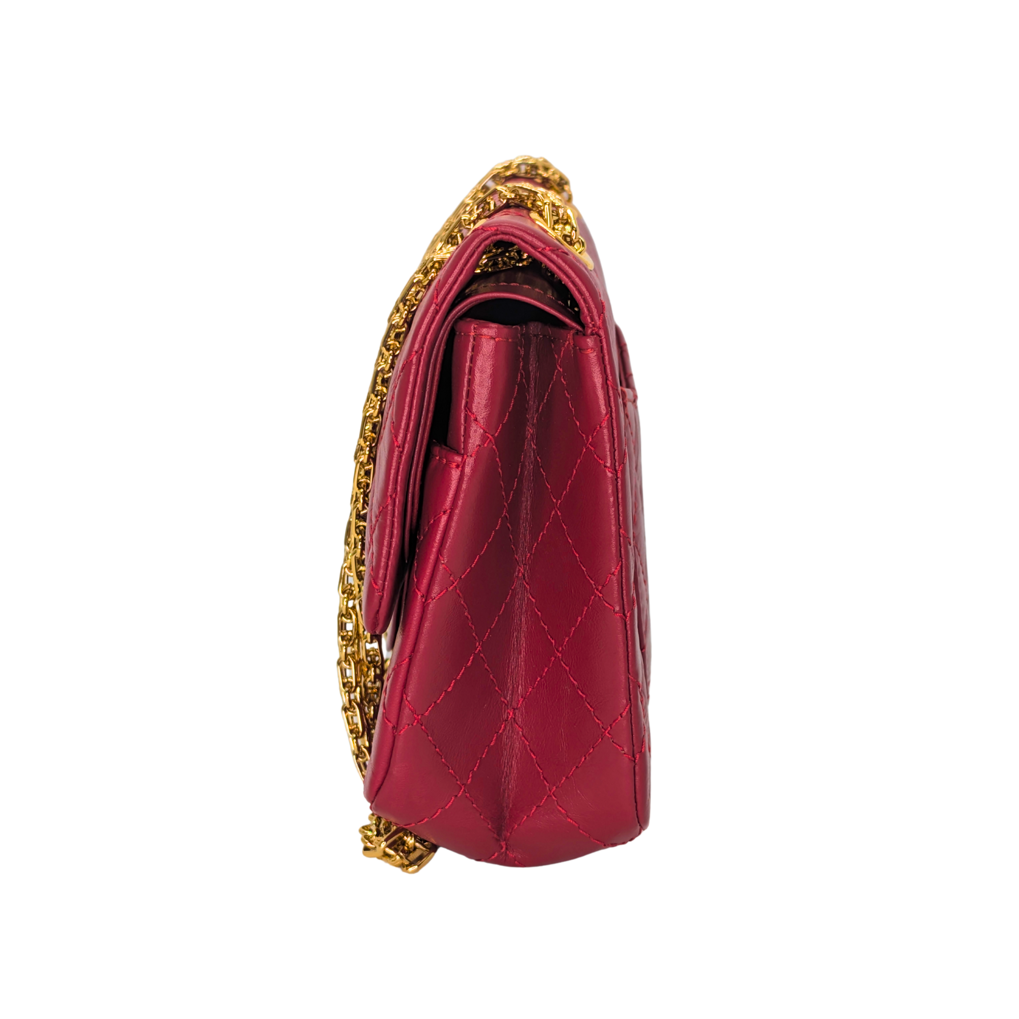 Chanel 2.55 Reissue 28 Series Double Flap Bag Red