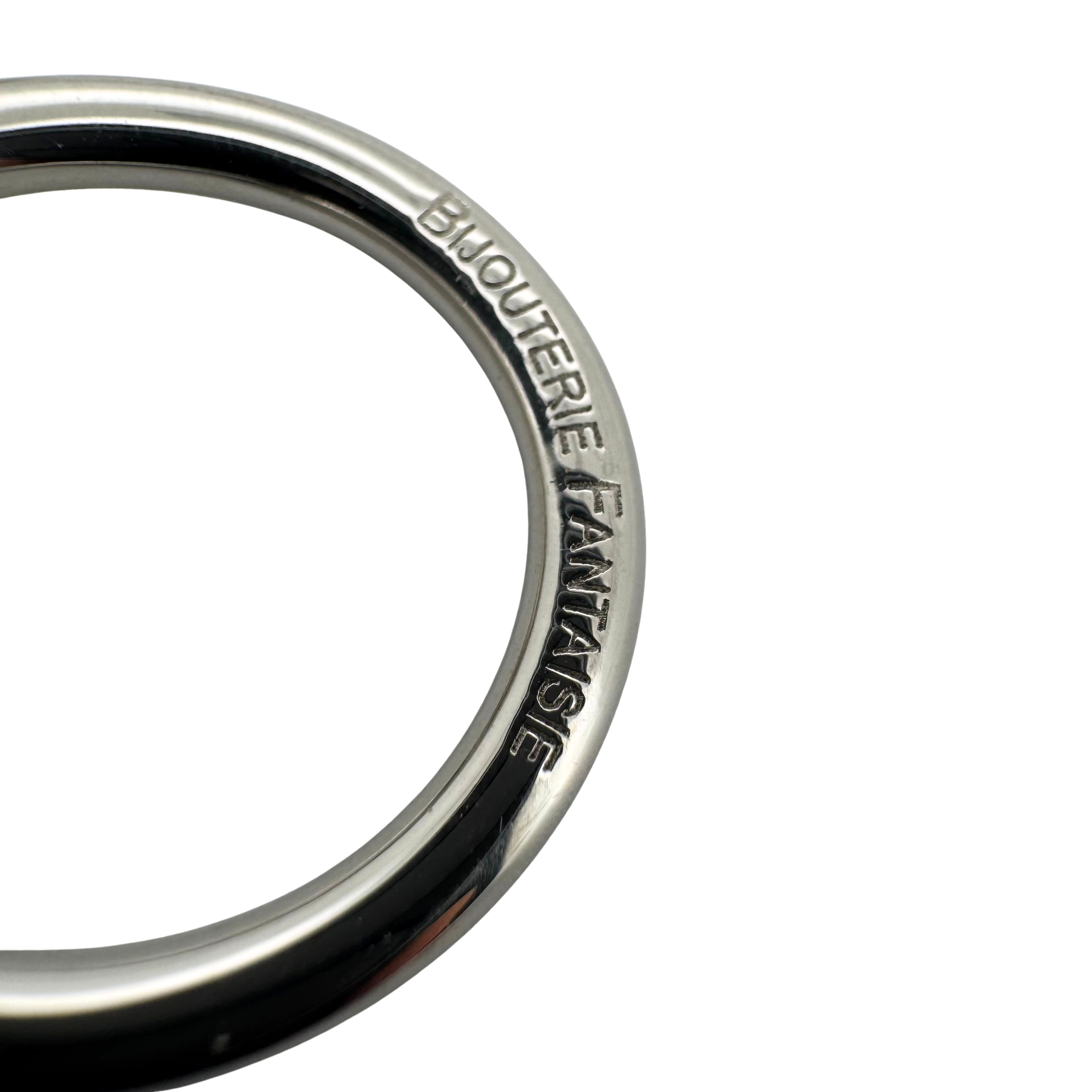 Hermes Mors 90 Scarf Ring Palladium