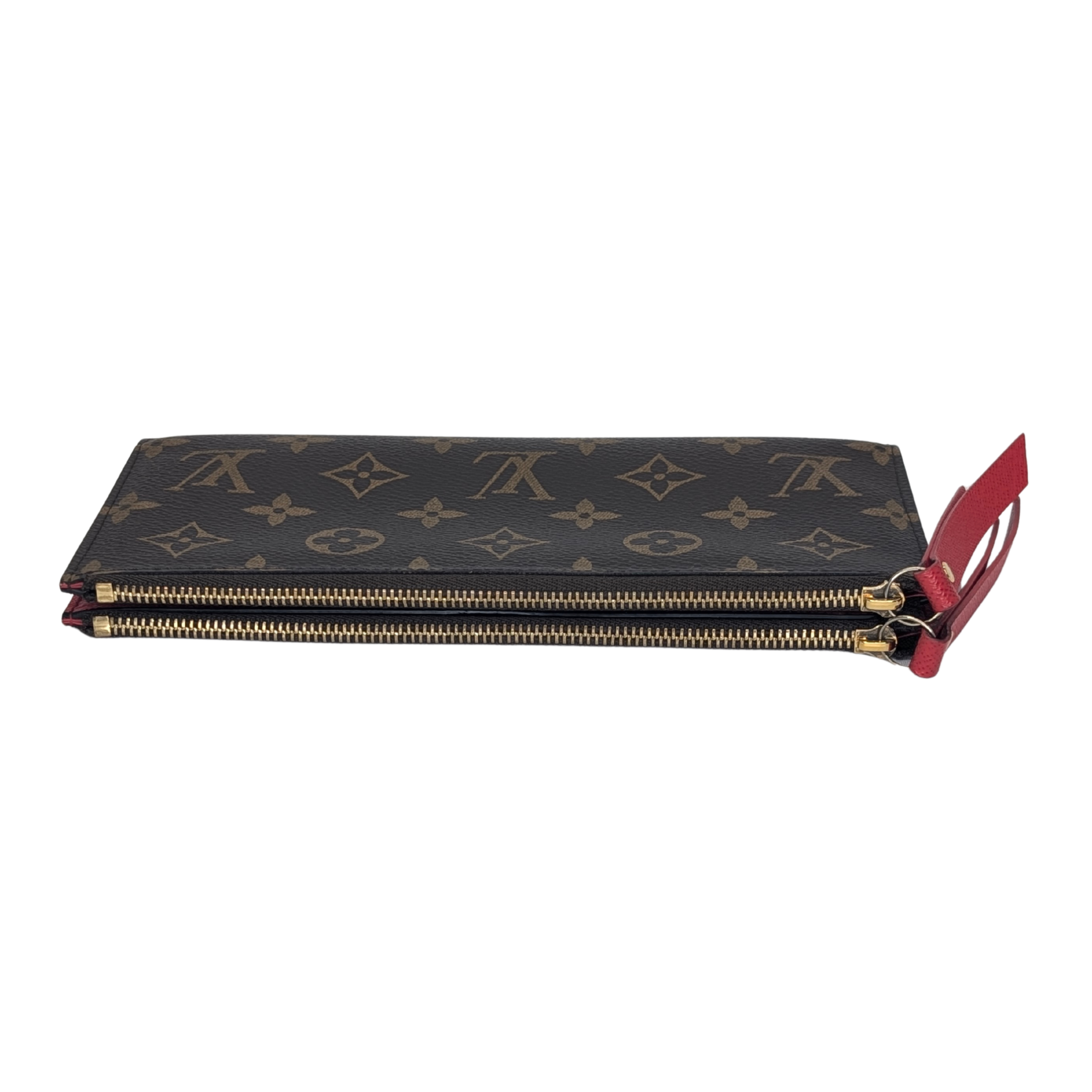Louis Vuitton Coquelicot Monogram Canvas Adele Wallet