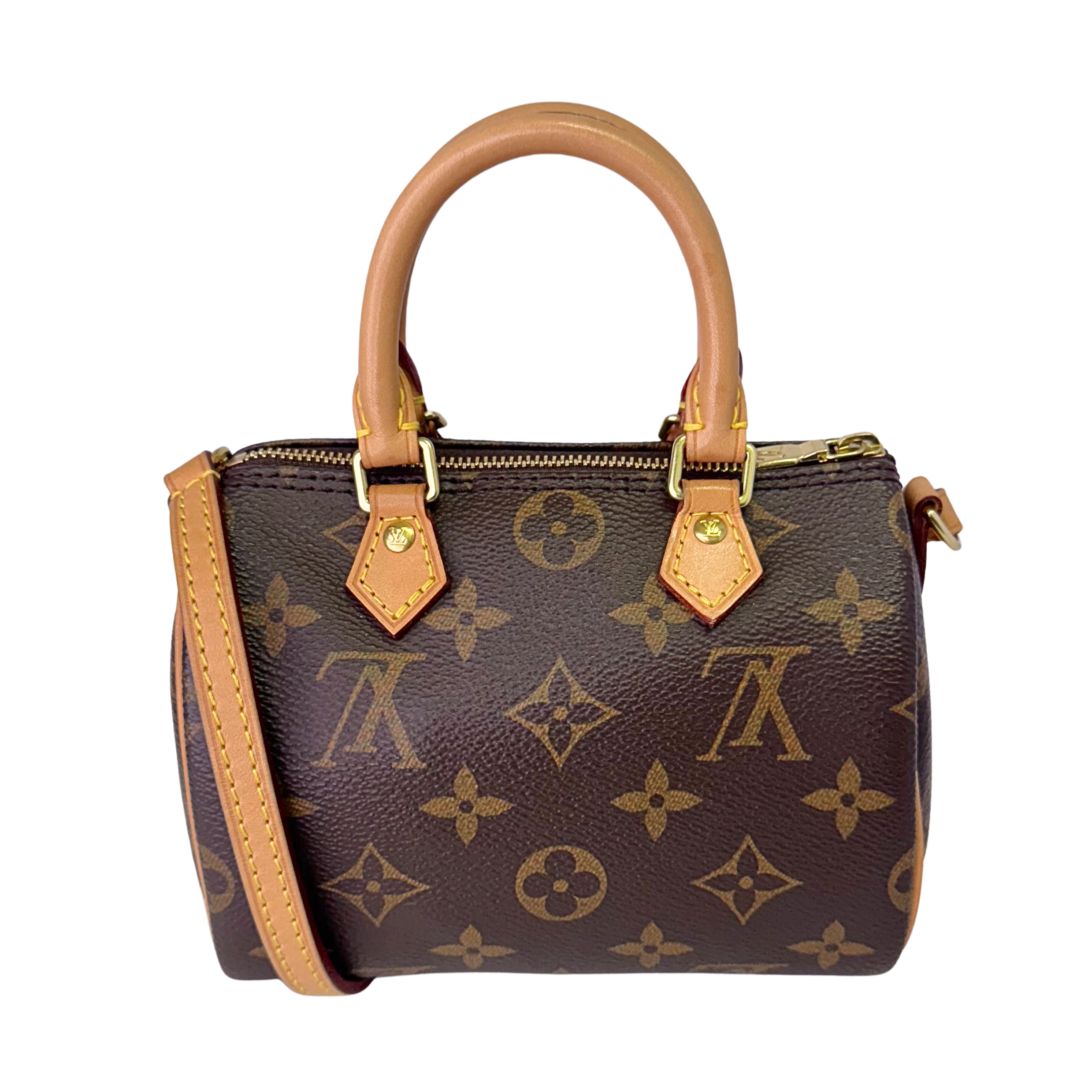 Louis Vuitton Nano Speedy Handbag Monogram Canvas