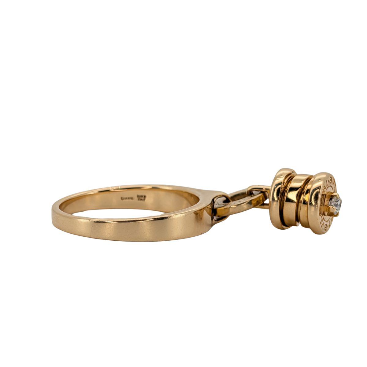 Bvlgari B.zero1 18k Gold Diamond Ring