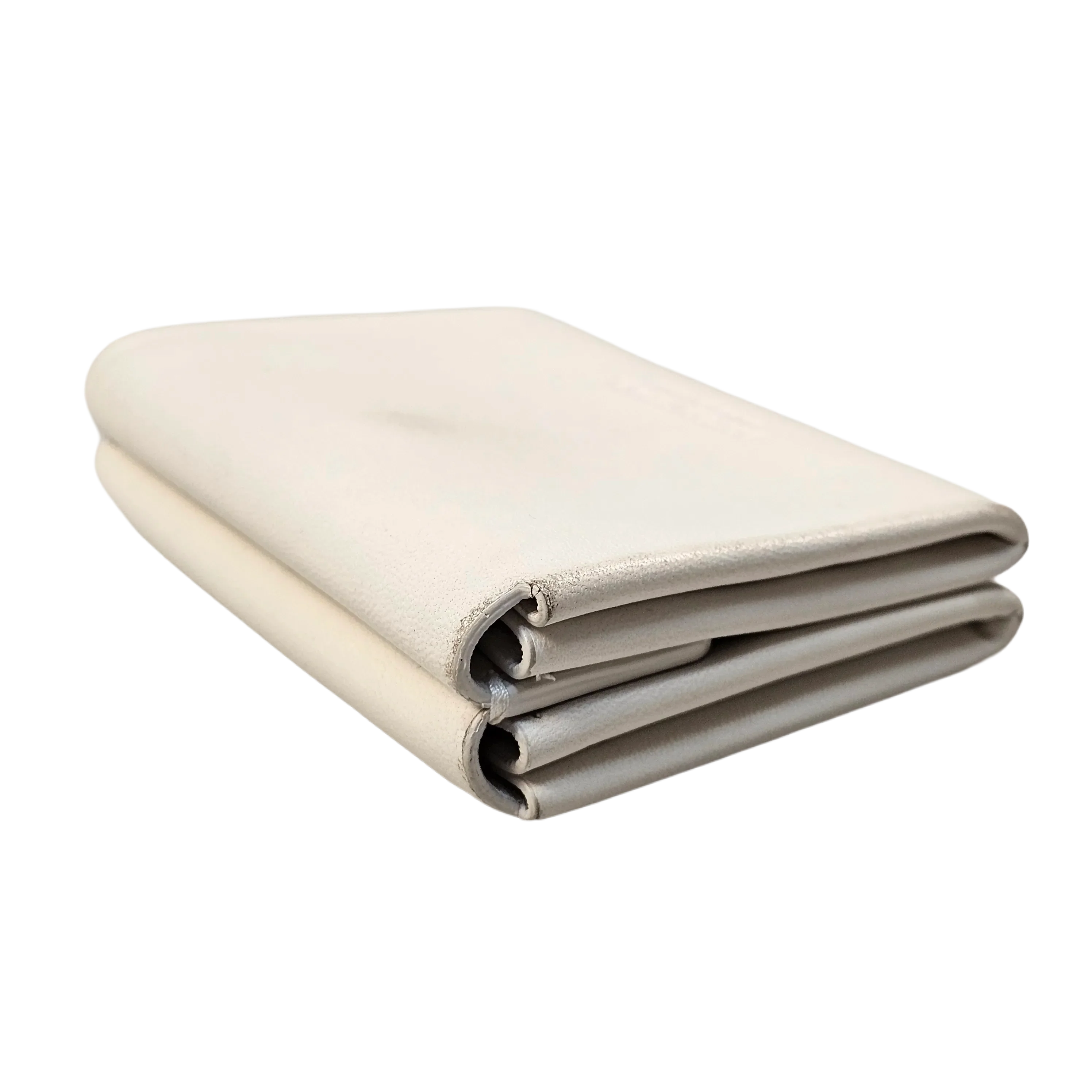 Bottega Veneta White Leather Wallet - Lost Designer