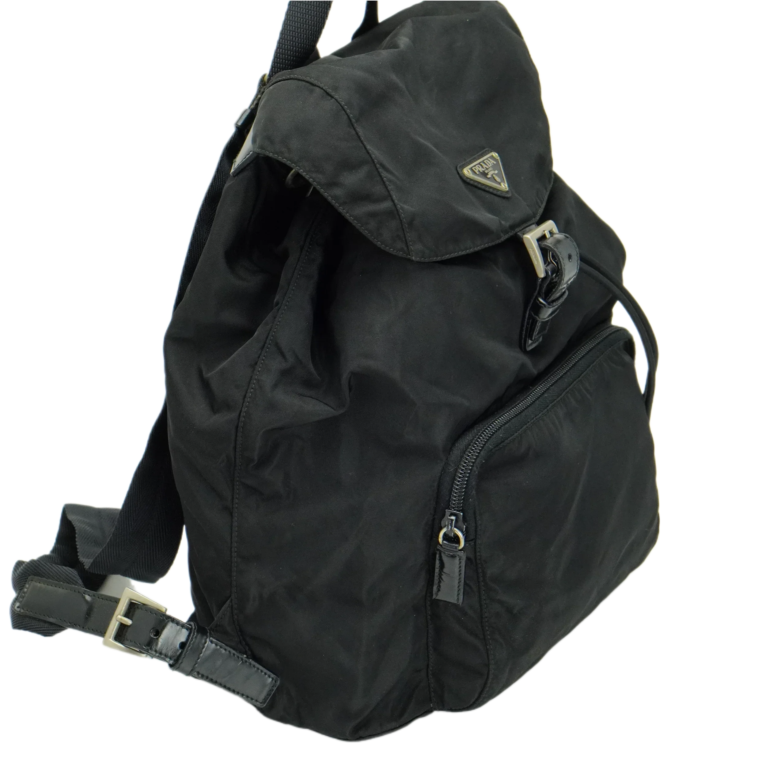 Prada Nylon Black Backpack Rucksack - Lost Designer