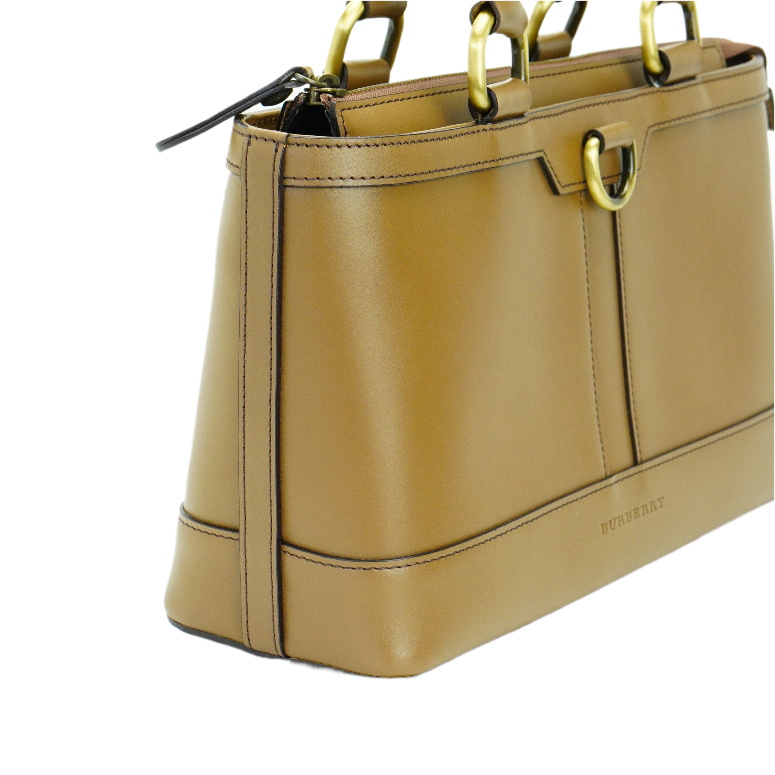 Burberry Handbag Leather Brown