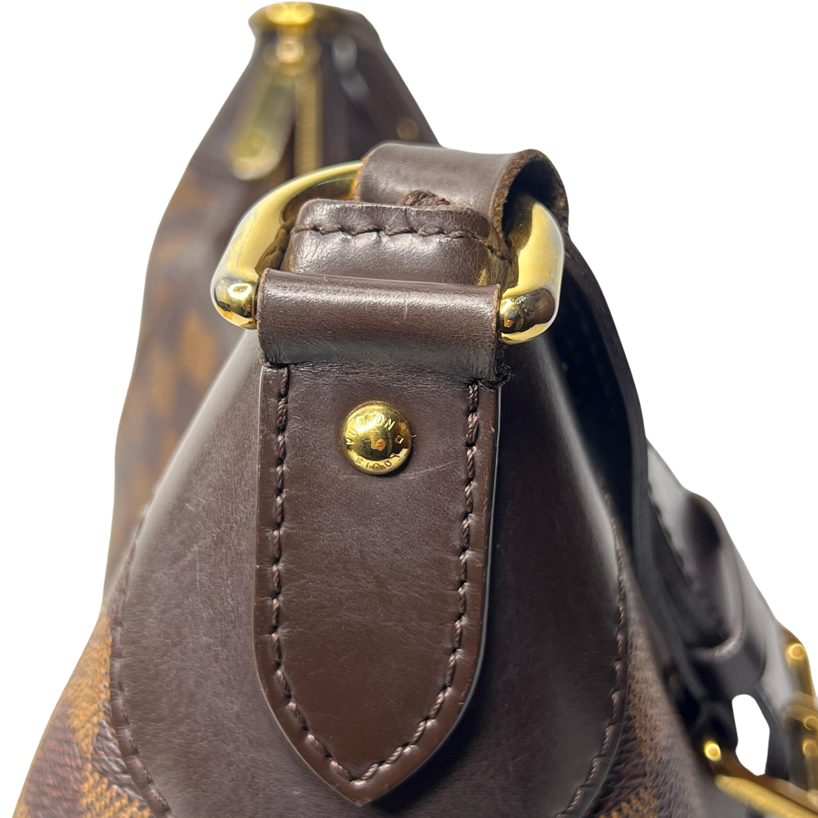Louis Vuitton Damier Ebene Monogram Thames GM Shoulder Bag