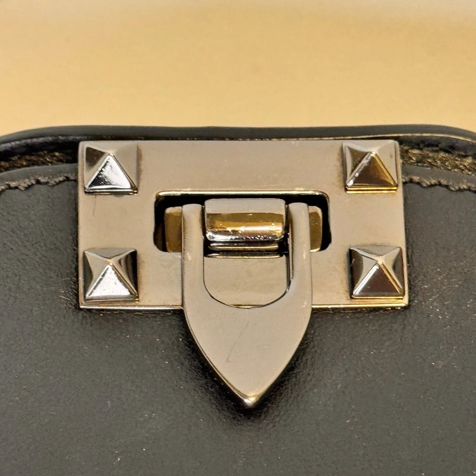 Valentino Black Leather Shoulder Bag