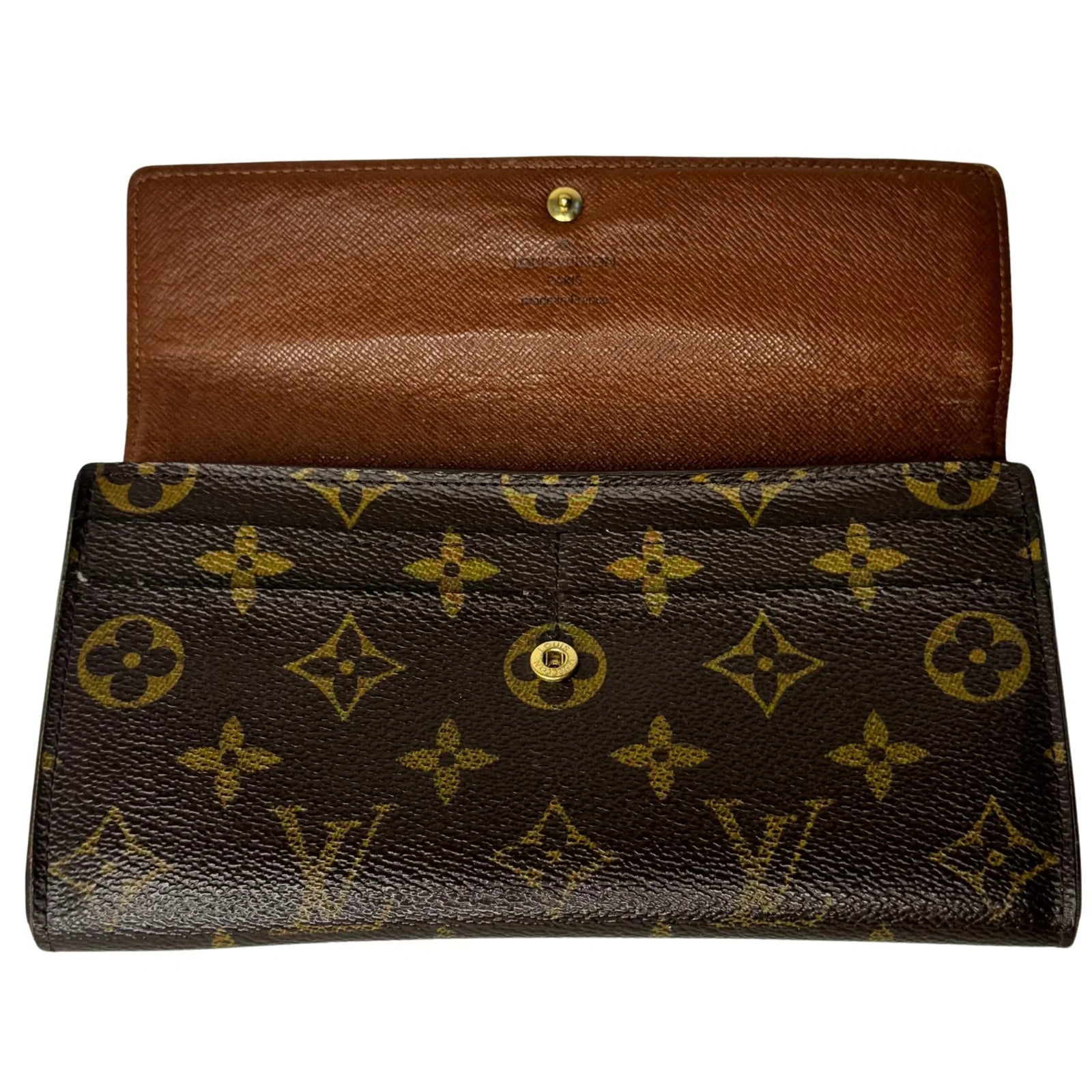 Louis Vuitton Monogram Canvas Sarah Long Wallet