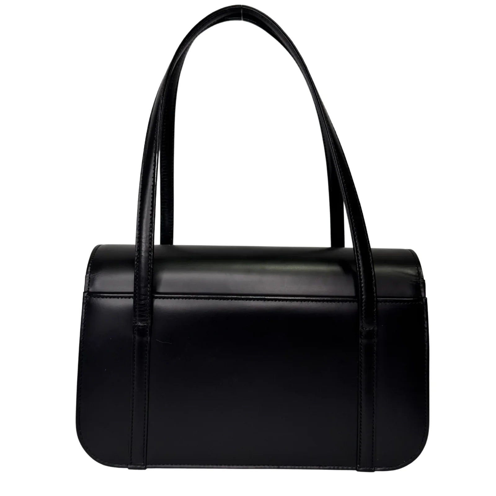 Burberry Nova Check Leather Flap Shoulder Bag