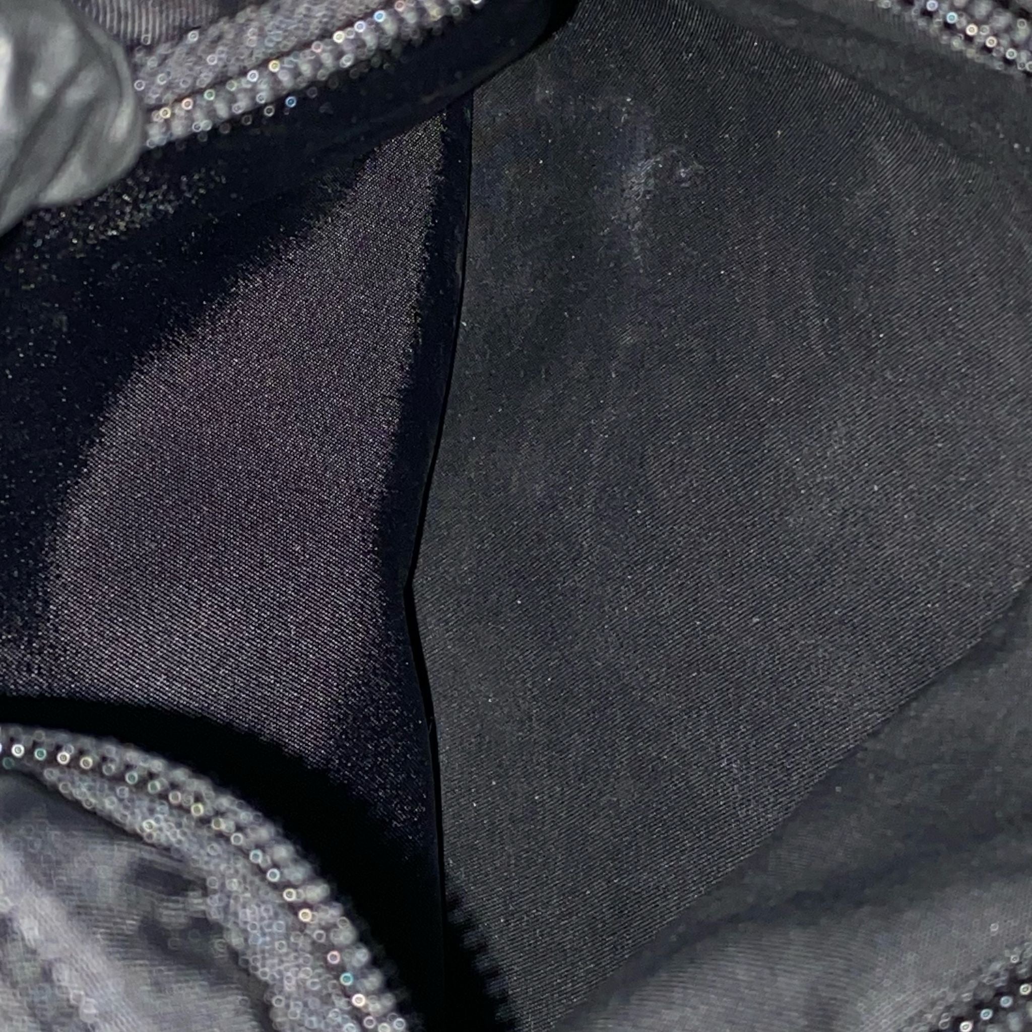 Prada Black Nylon Crossbody Messenger Black Bag